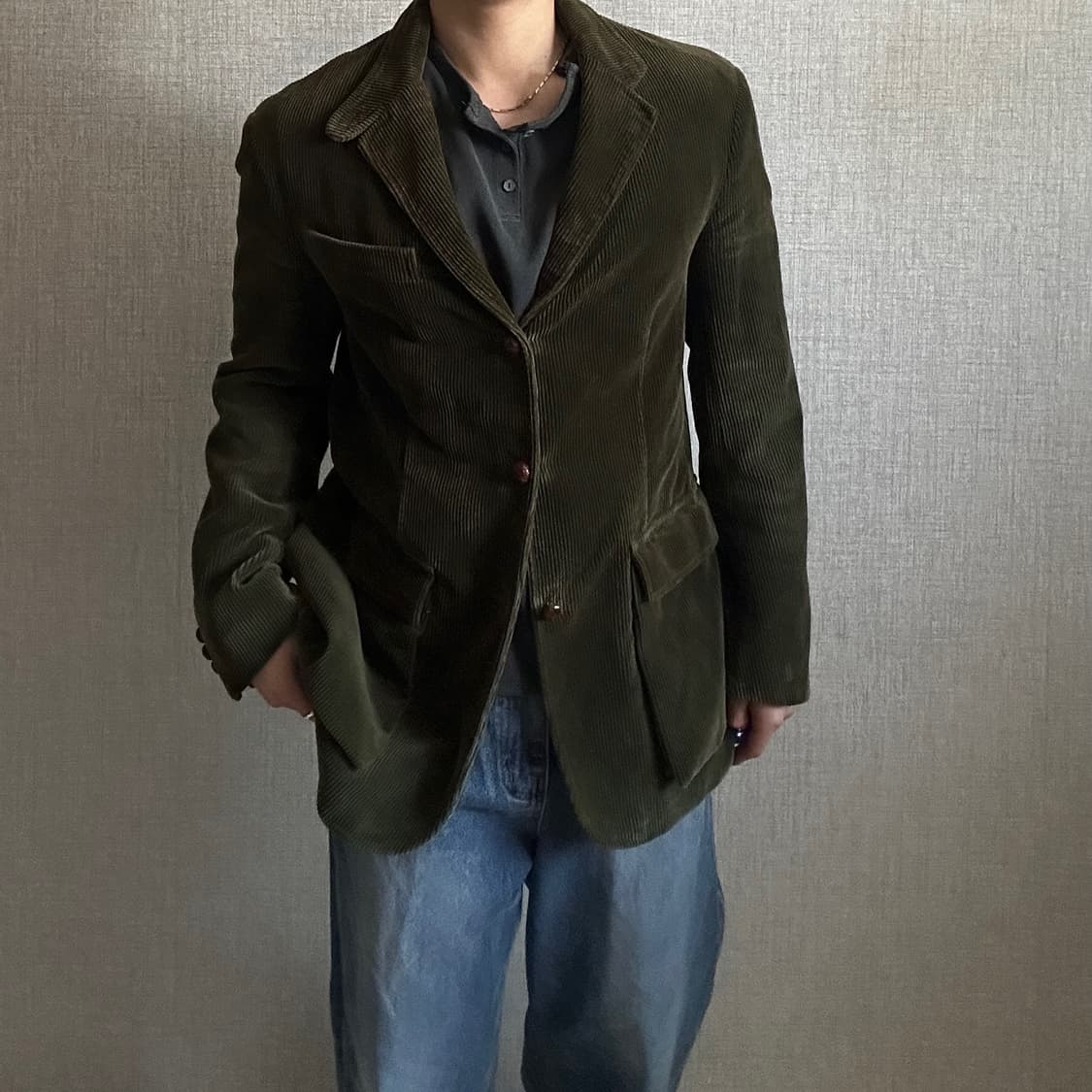 Polo Ralph Lauren Green Corduroy Blazer 상품이미지3