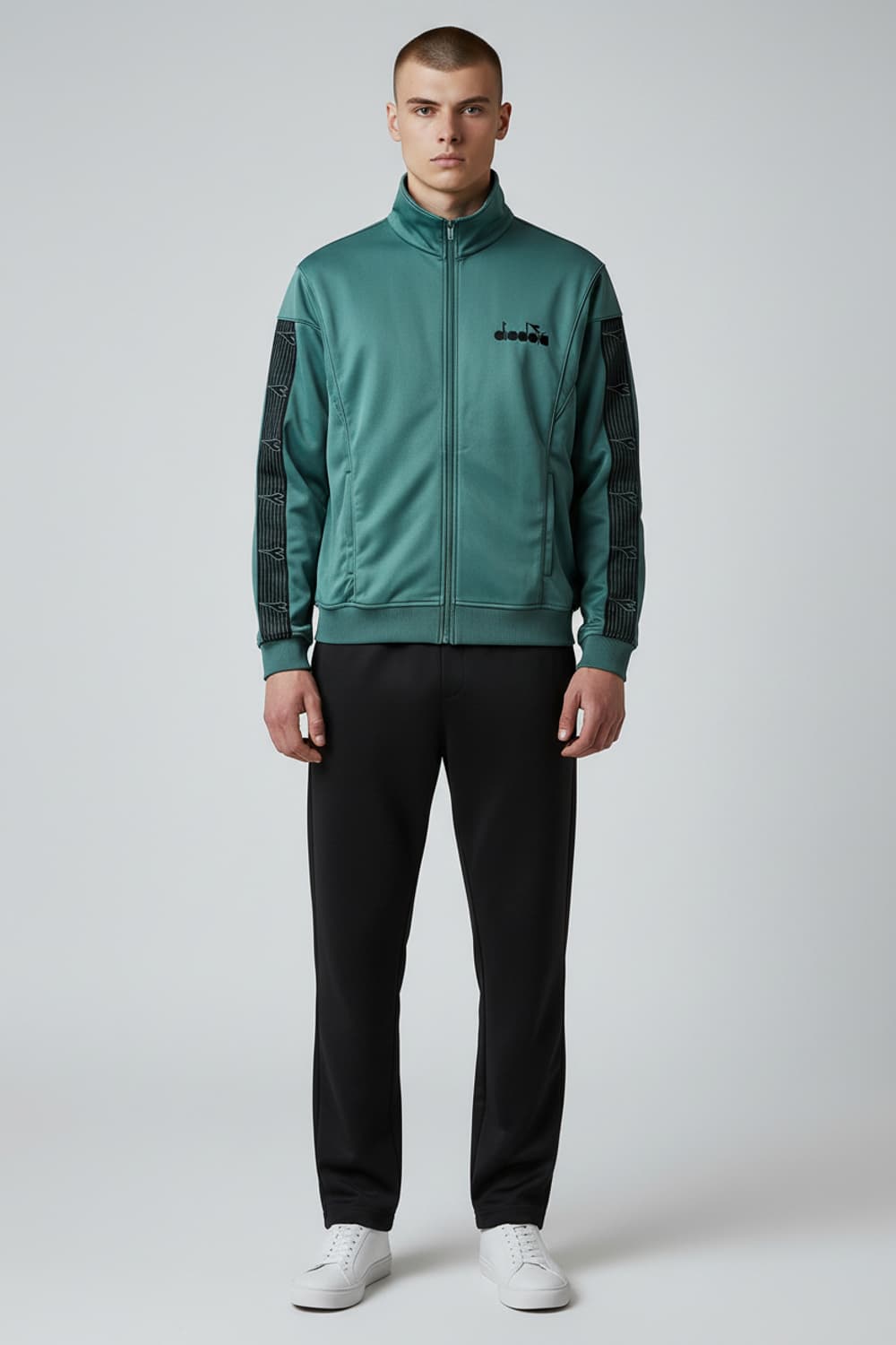 [95/M] 디아도라 그린 테니스 트레이닝 워싱 자켓 져지 상품이미지3