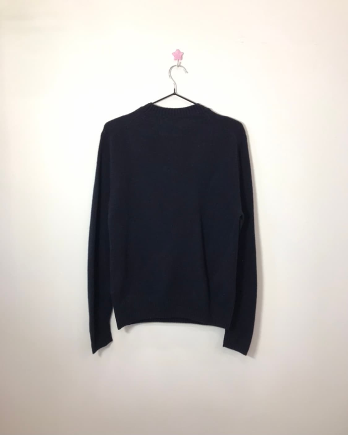 'UNIQLO' Navy Argyle Wool Sweater 상품이미지2