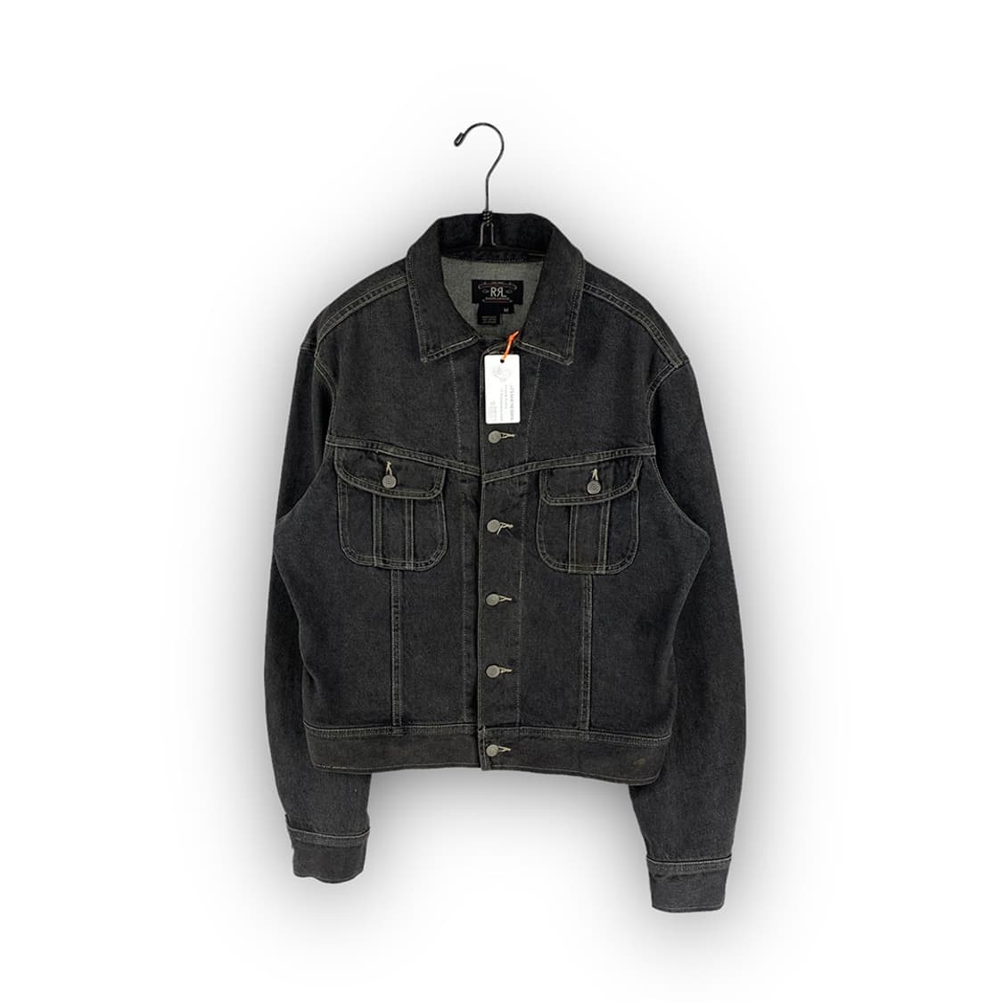 RRL 흑청 데님 트러커 자켓 상품이미지1