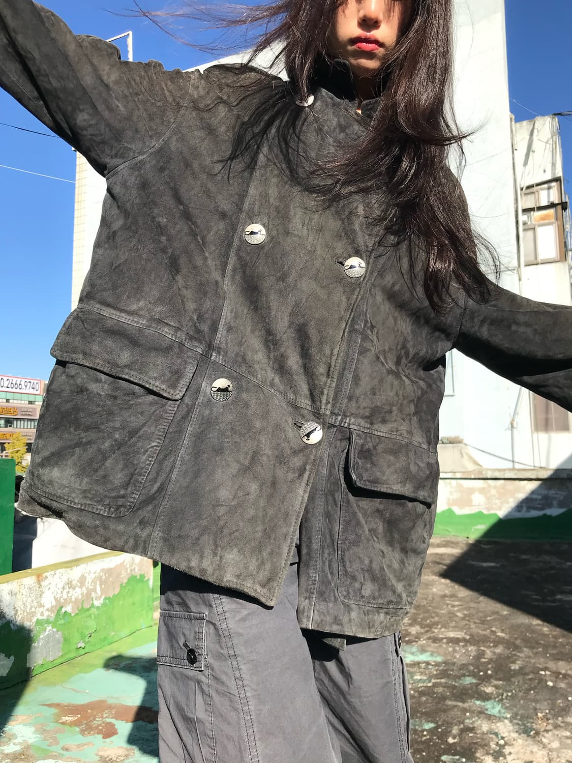 Artico 양가죽 스웨이드 자켓 상품이미지1