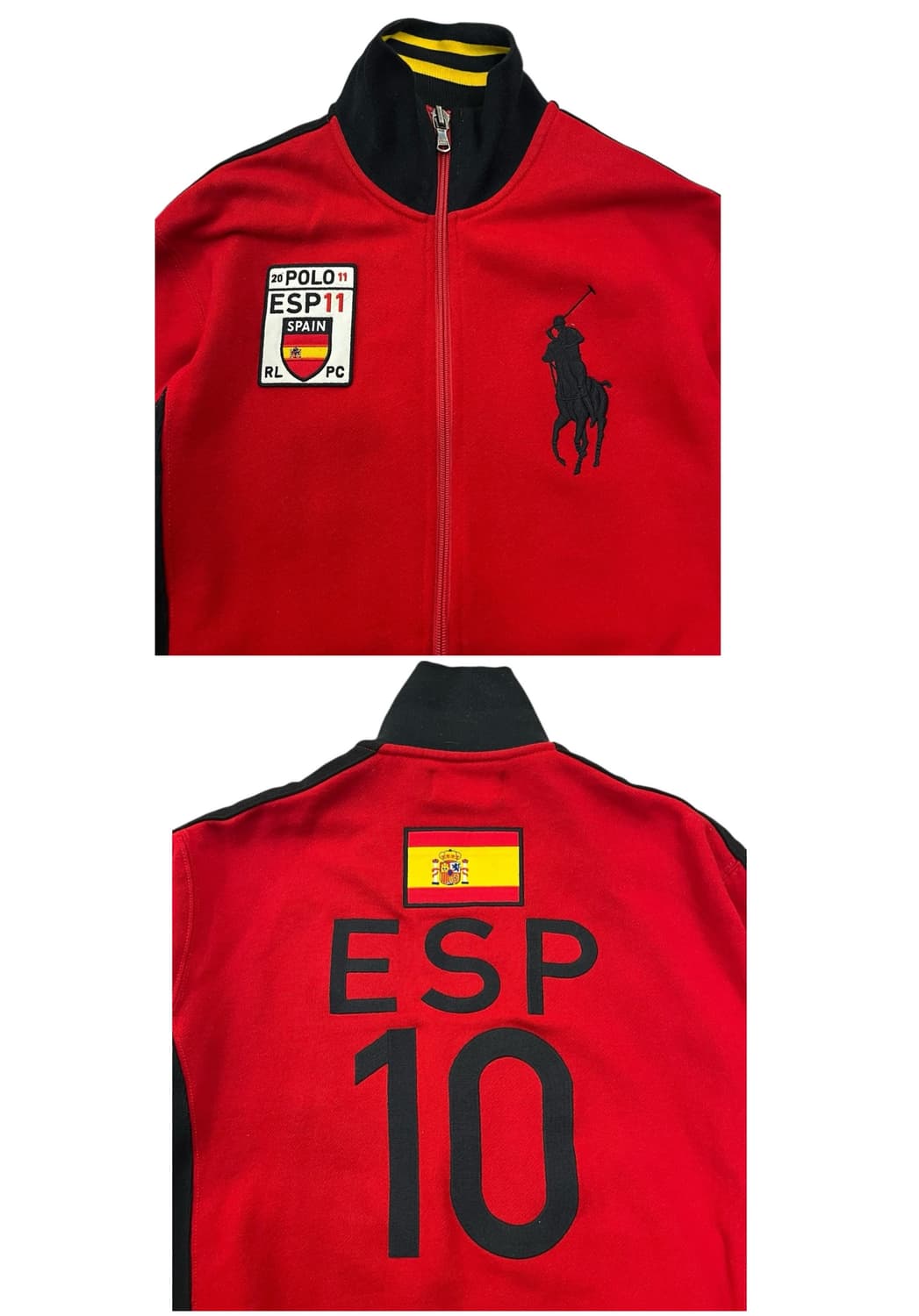 폴로 랄프로렌 빅포니 스페인 스웻 집업 자켓 레드 S #csz1987 상품이미지6