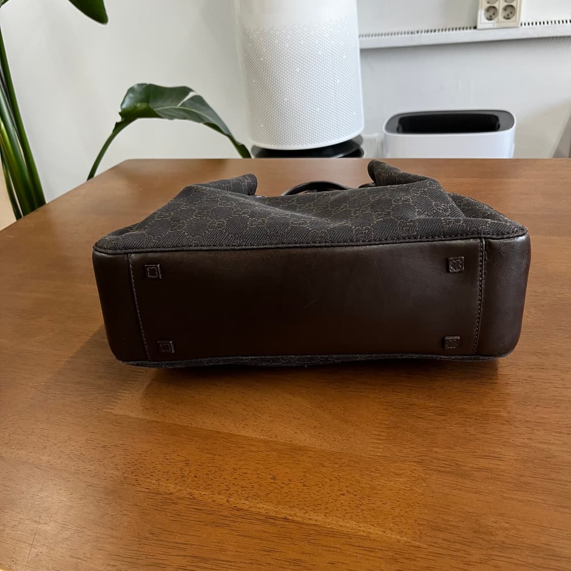 구찌 자카드 캔버스/레더 토트백 상품이미지7