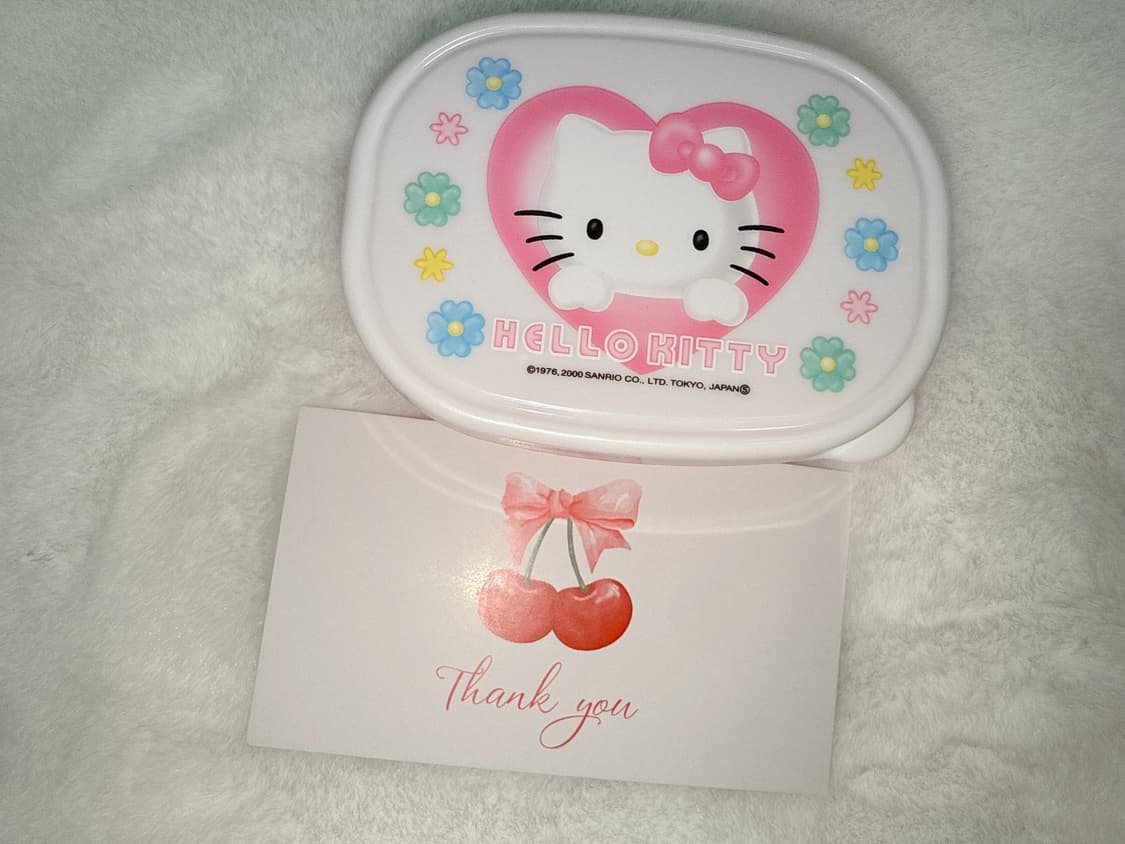 고전 키티 미니 도시락 소품함 보관함 1pcs 상품이미지2