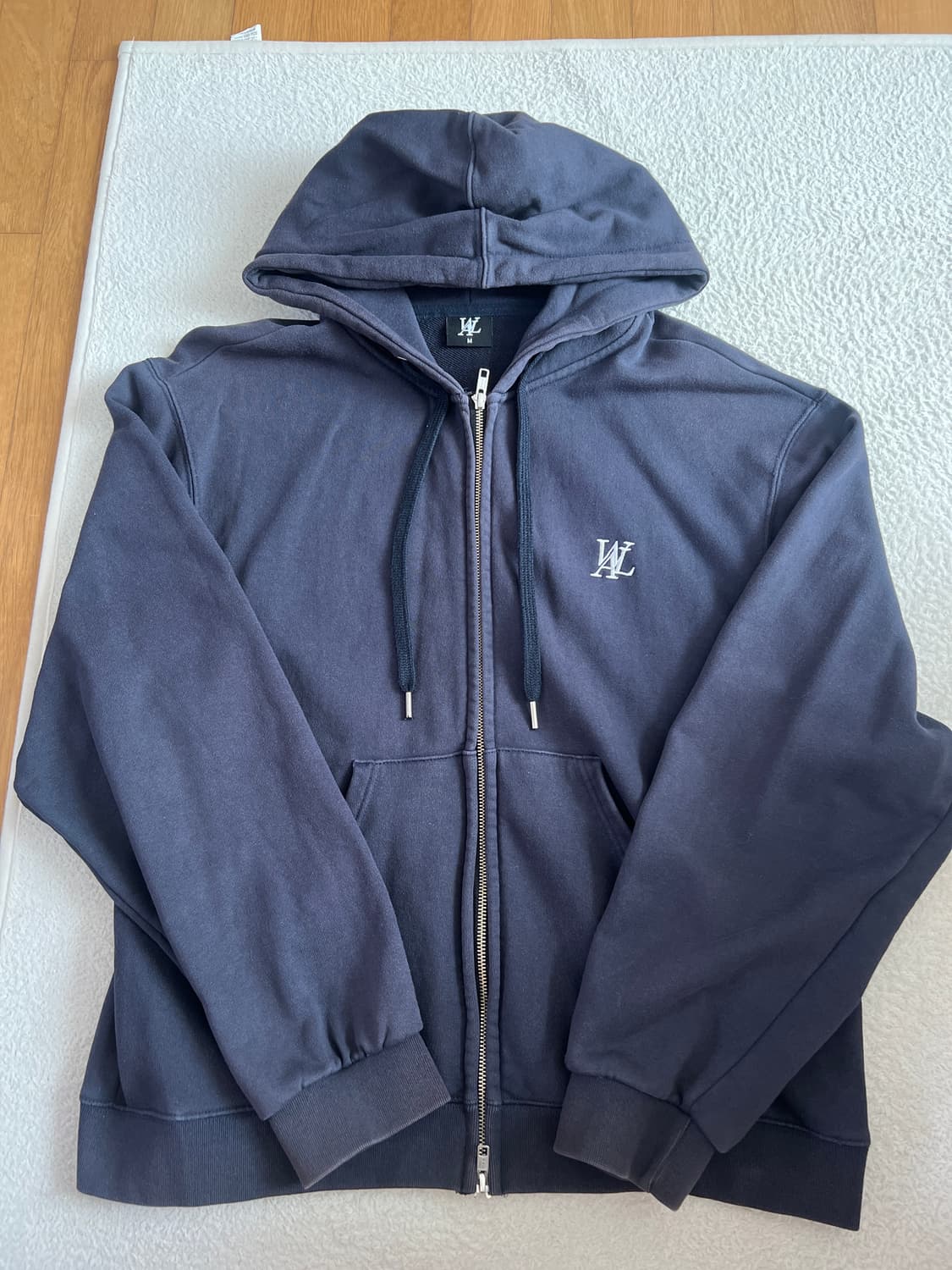 우알롱 후드집업 네이비 M 상품이미지1