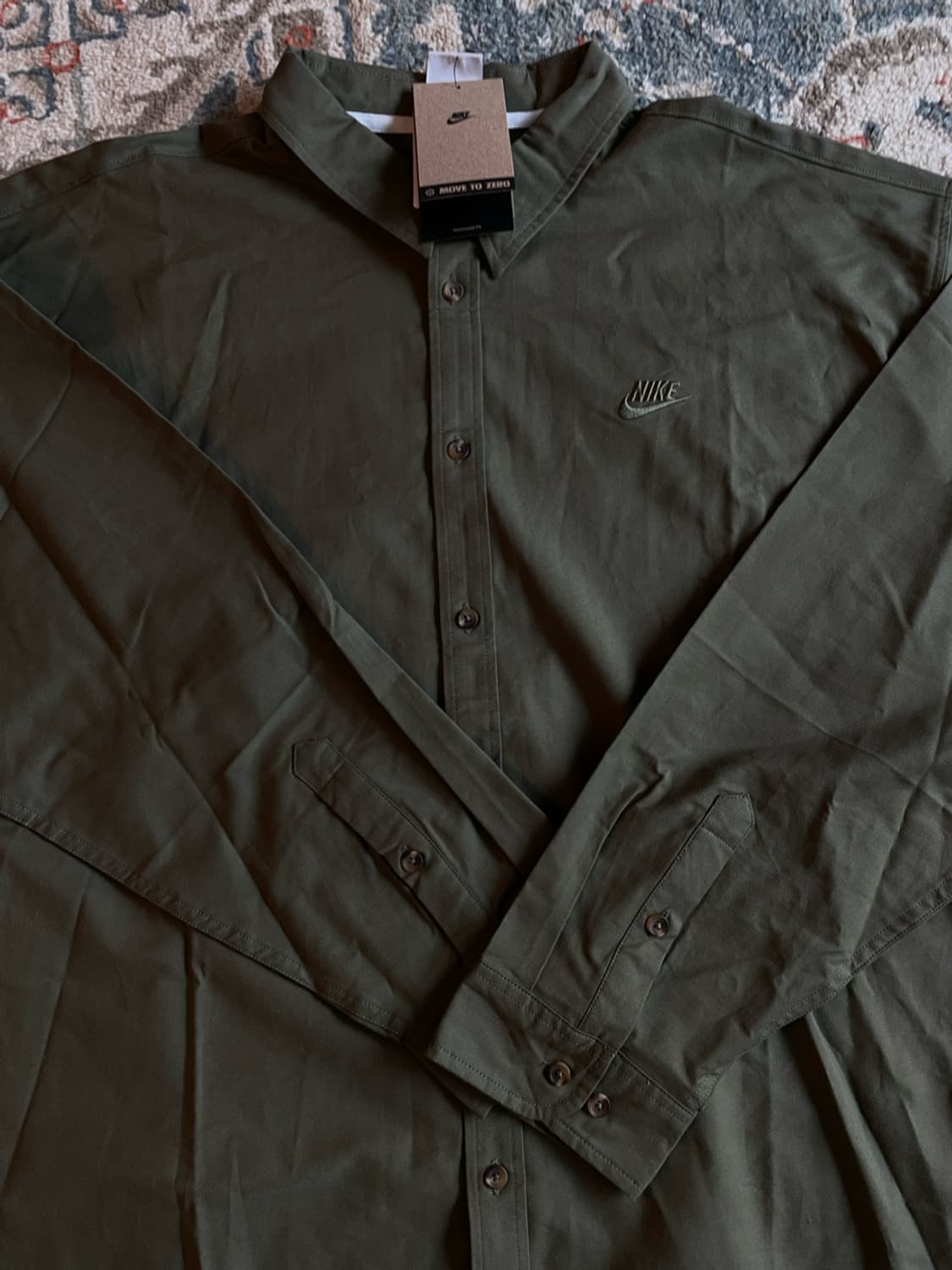 나이키 오버사이즈 긴팔 옥스퍼드 셔츠 (새제품.  XXL) 상품이미지2