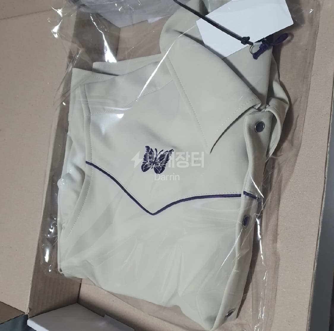 니들스 카우보이 파이핑 자켓 아이보리 M 상품이미지2