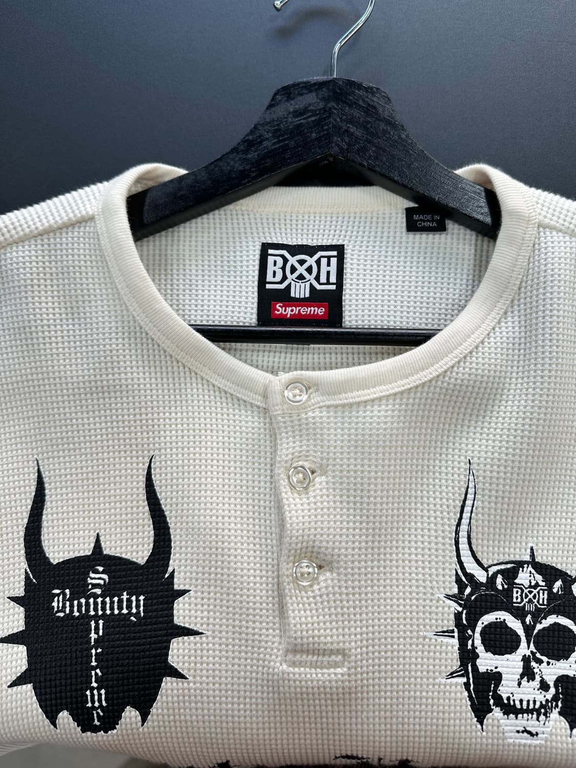 슈프림 x 바운티헌터 23AW 서멀 헨리 와플 롱슬리브긴팔티 상품이미지5