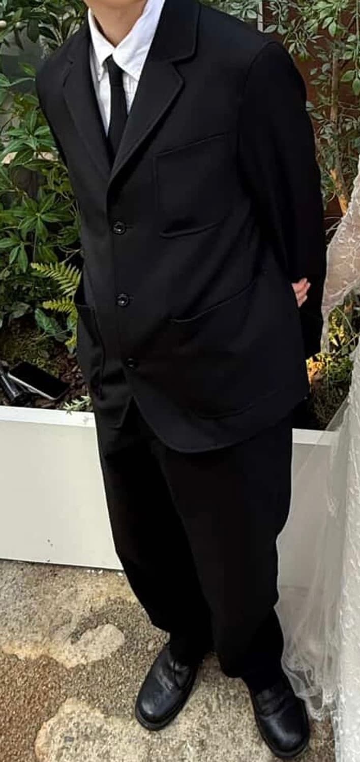 포터리 울 스포츠 블랙 셋업 판매합니다 상품이미지2