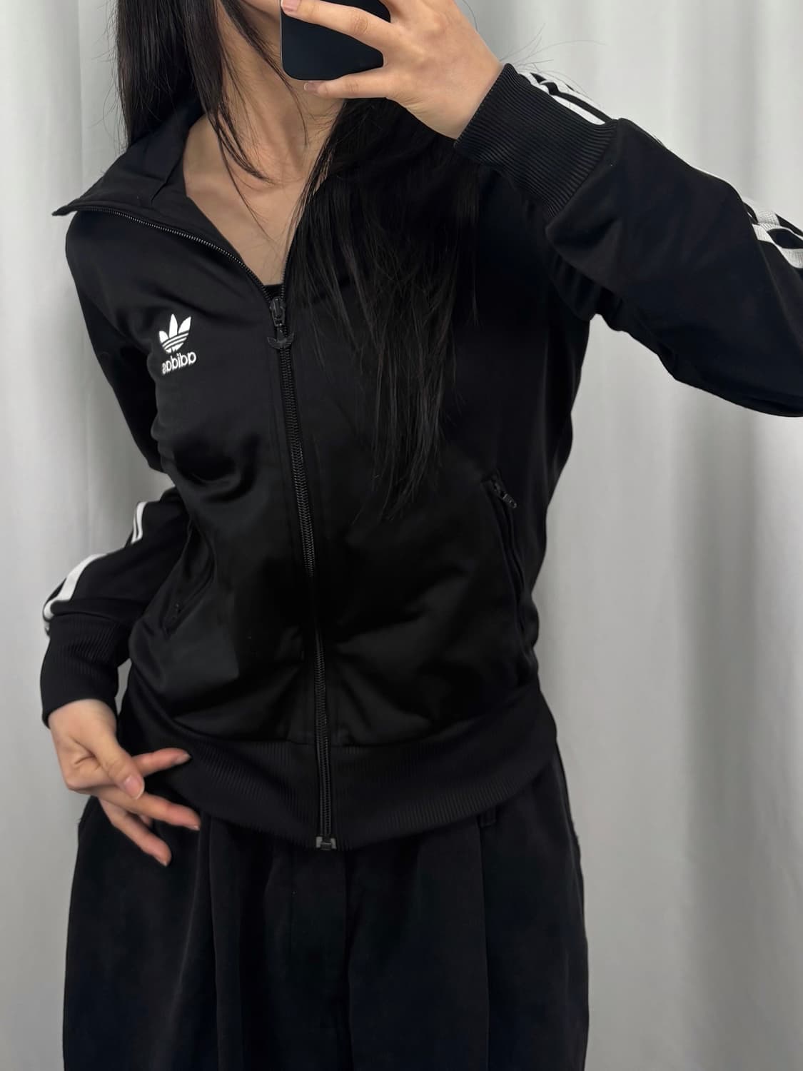 아디다스 블랙 파이어버드 트랙탑 져지 상품이미지2