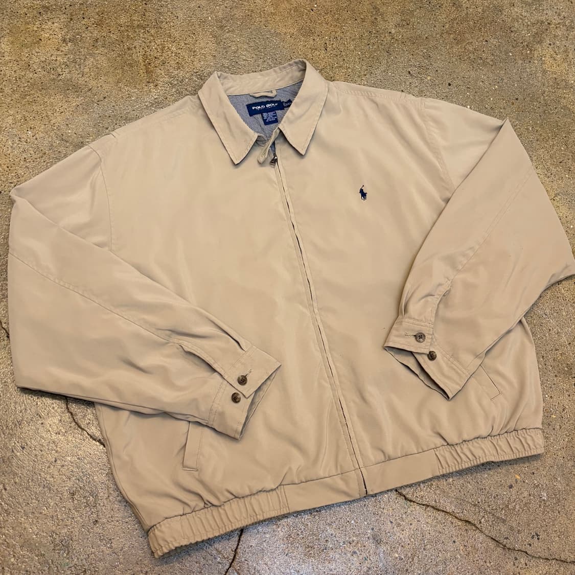 00s USA 빈티지 폴로랄프로렌 골프 스윙자켓 스윙탑 헤링본자켓 상품이미지2