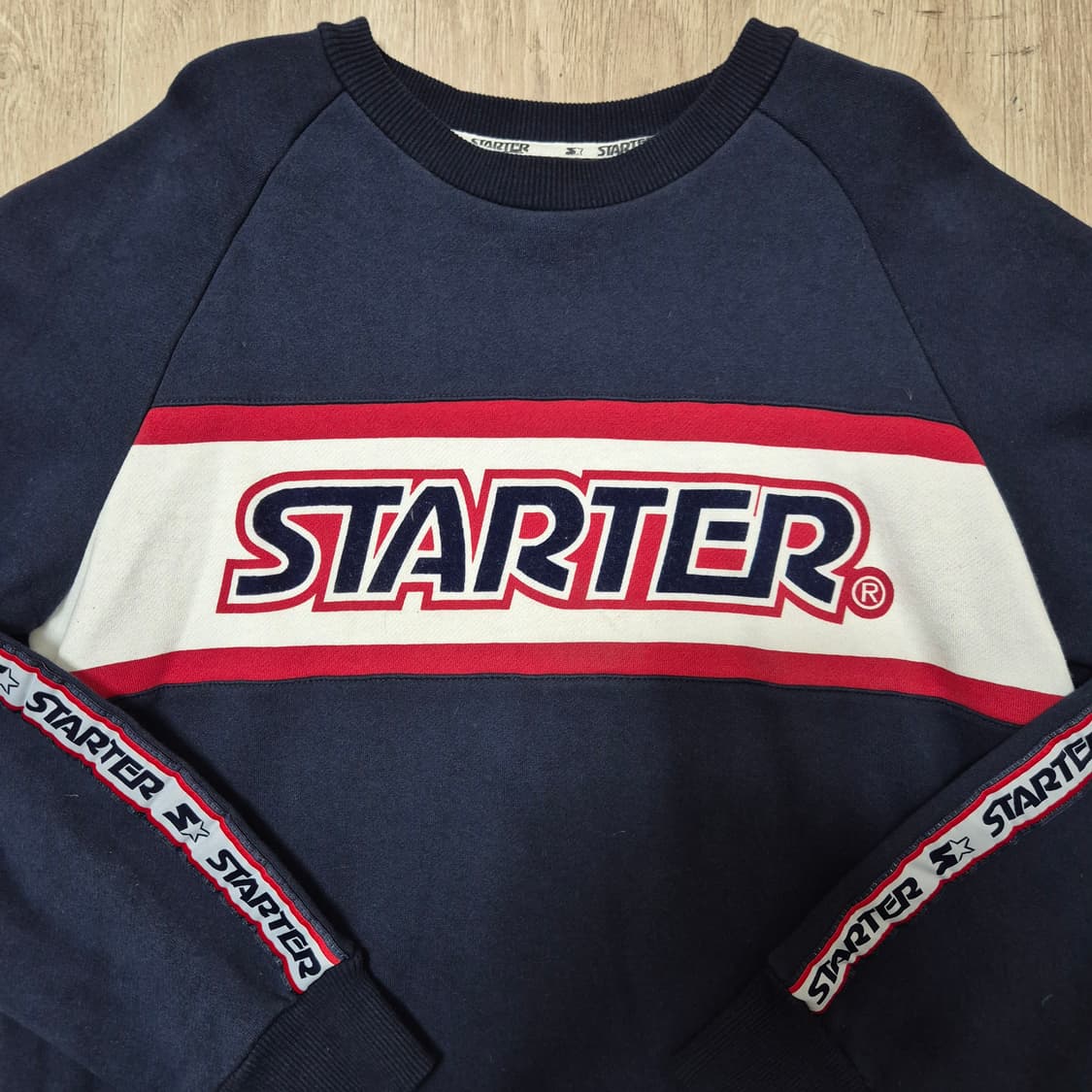 스타터 빅로고 사이드라인 맨투맨 상품이미지2