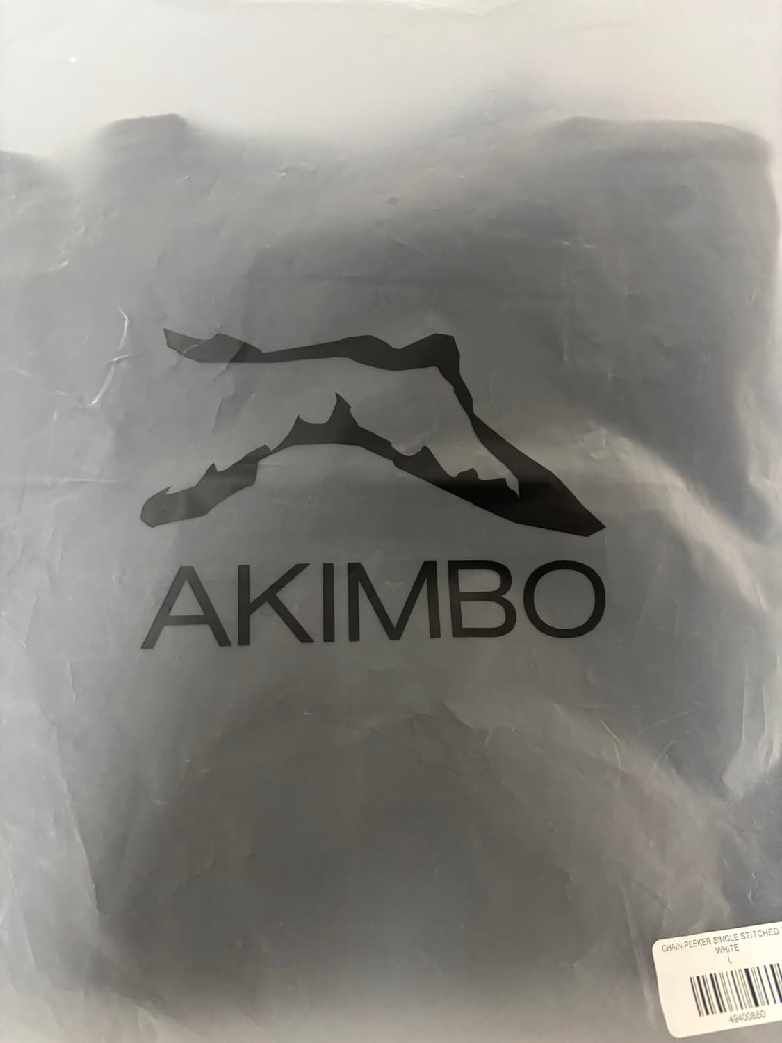 아킴보 클럽 akimbo 체인피커 싱글스티치 티셔츠 페이디드 블랙 L 상품이미지2