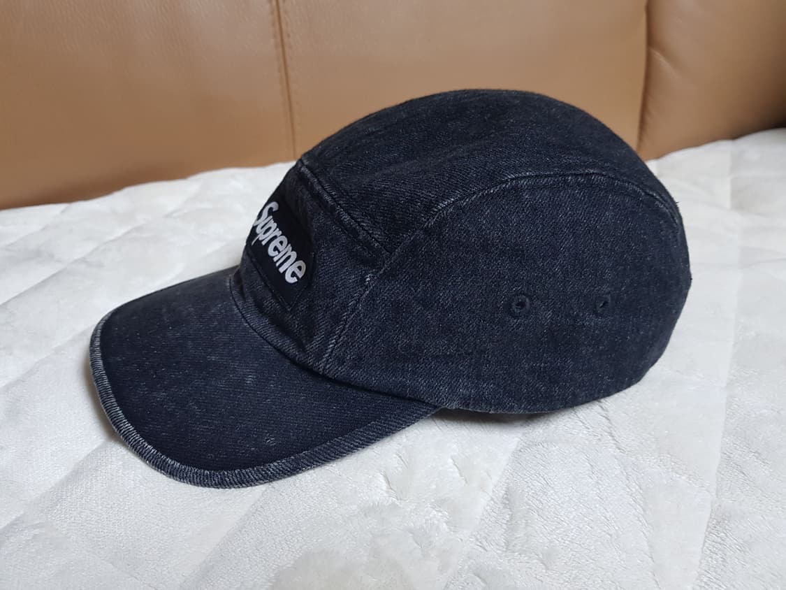 슈프림 데님 캠프캡 모자 볼캡 블랙 24SS 상품이미지2