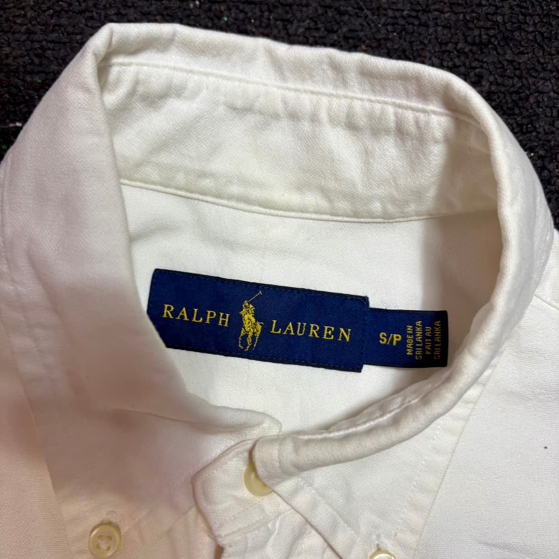 폴로 솔리드 셔츠 신형 화이트 S 상품이미지5