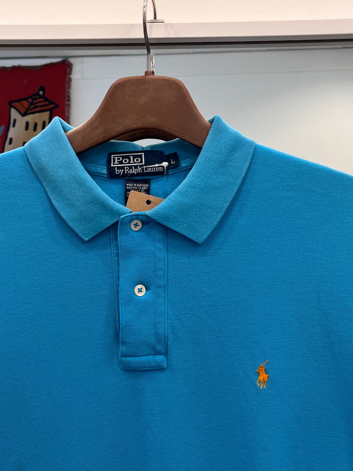 Polo RL 폴로 랄프로렌 카라티 pk 반팔 티셔츠 (blue) 상품이미지3