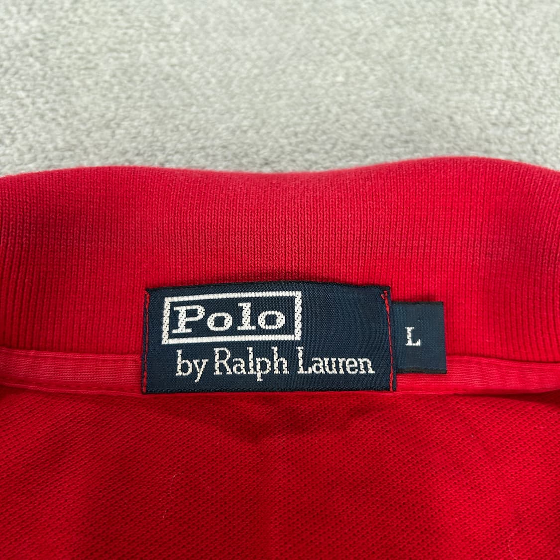 폴로 레드 긴팔니트  상품이미지2