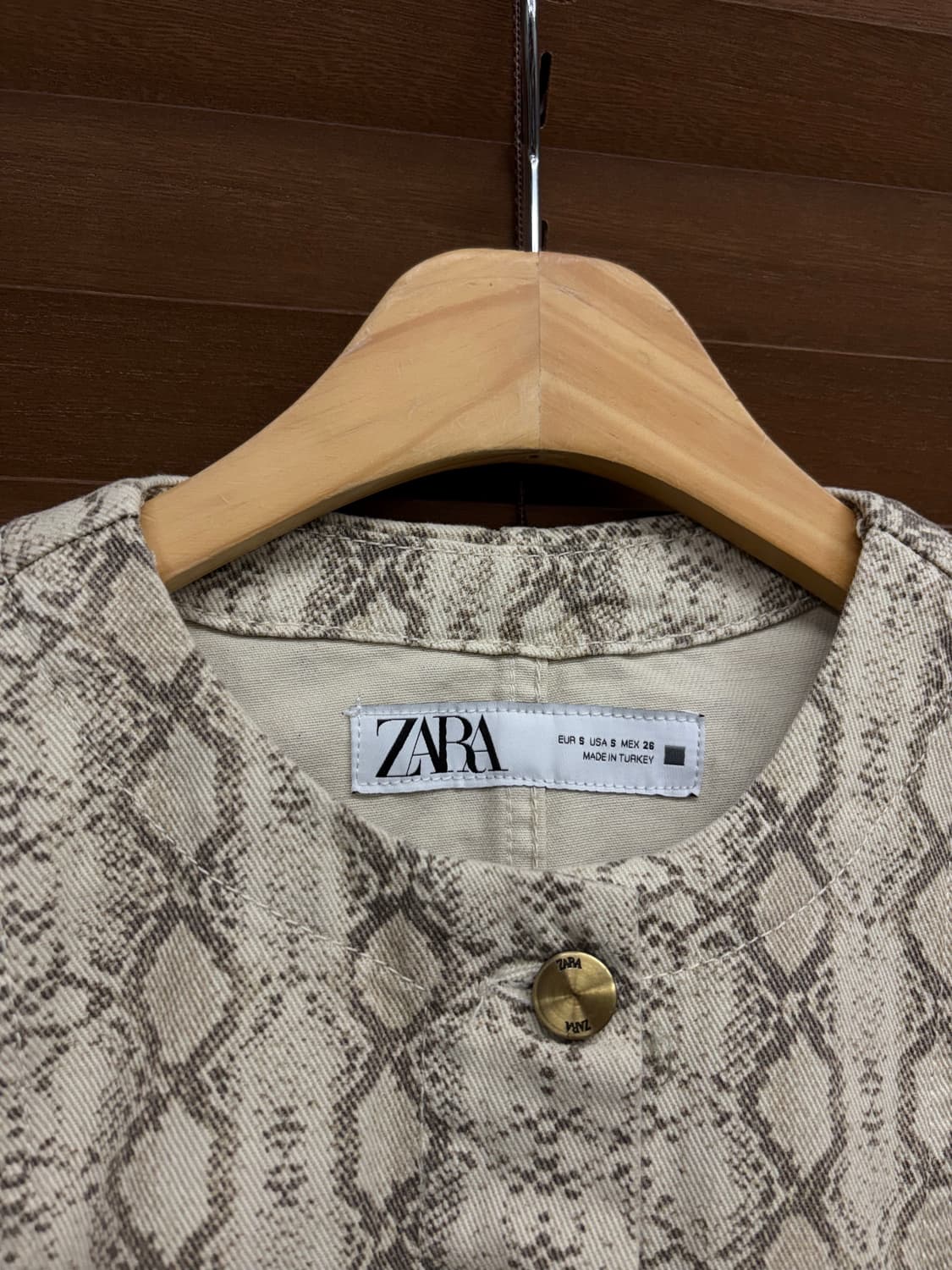 ZARA 자라 페이티드 카텐터 숏 자켓 상품이미지6