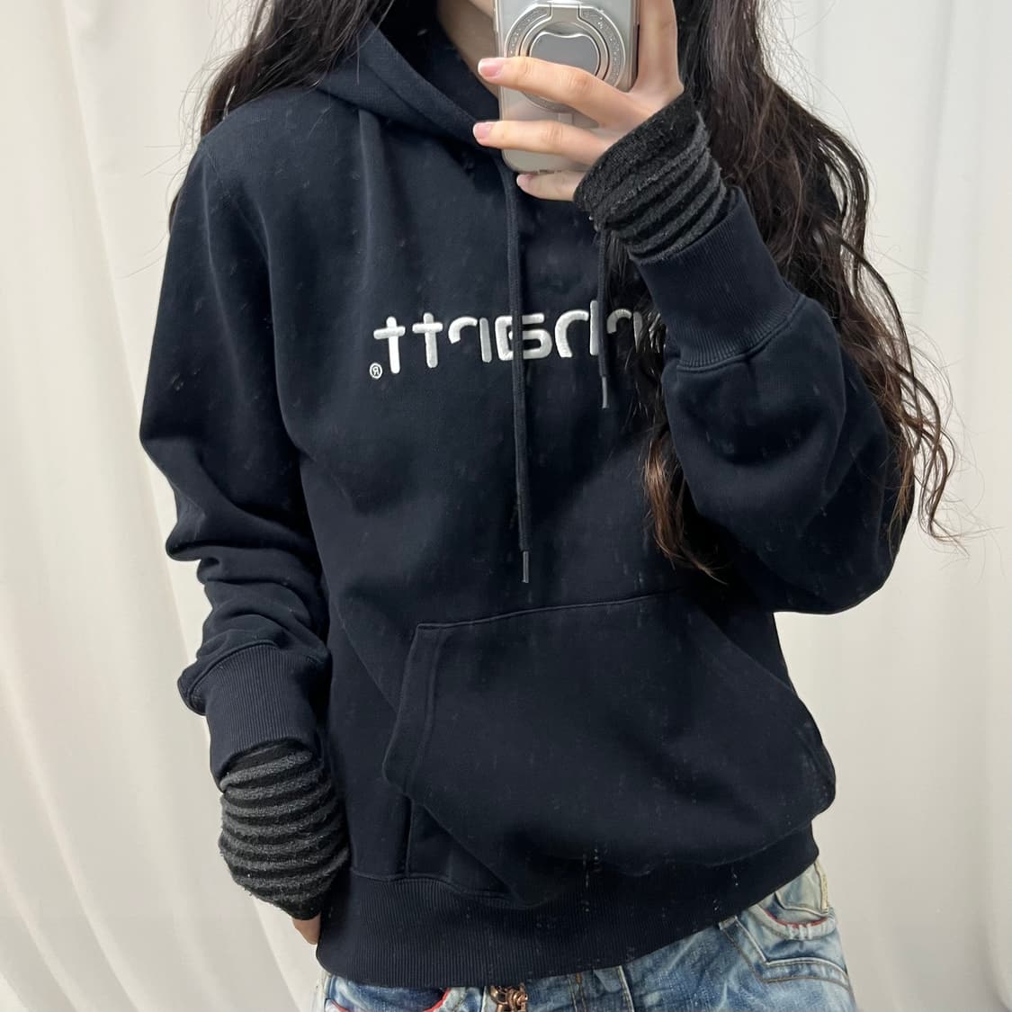 Carhartt WIP Black Hoodie 상품이미지3