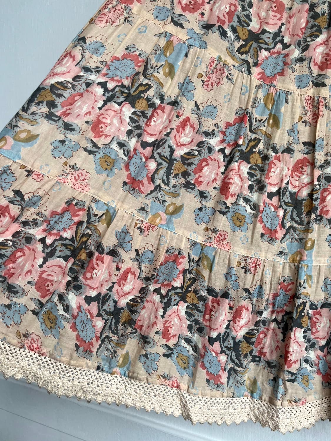 OLIVE des OLIVE 플로럴 롱 스커트 상품이미지3