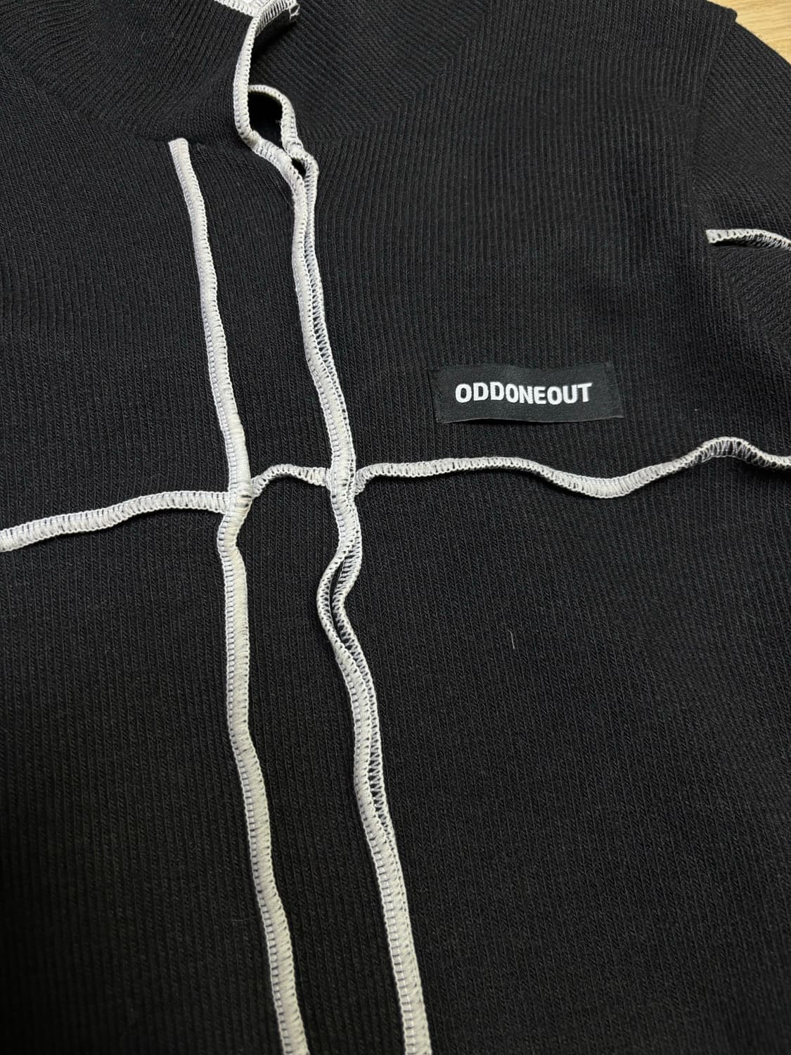 Odd One Out 오버록 리브 니트 상품이미지3