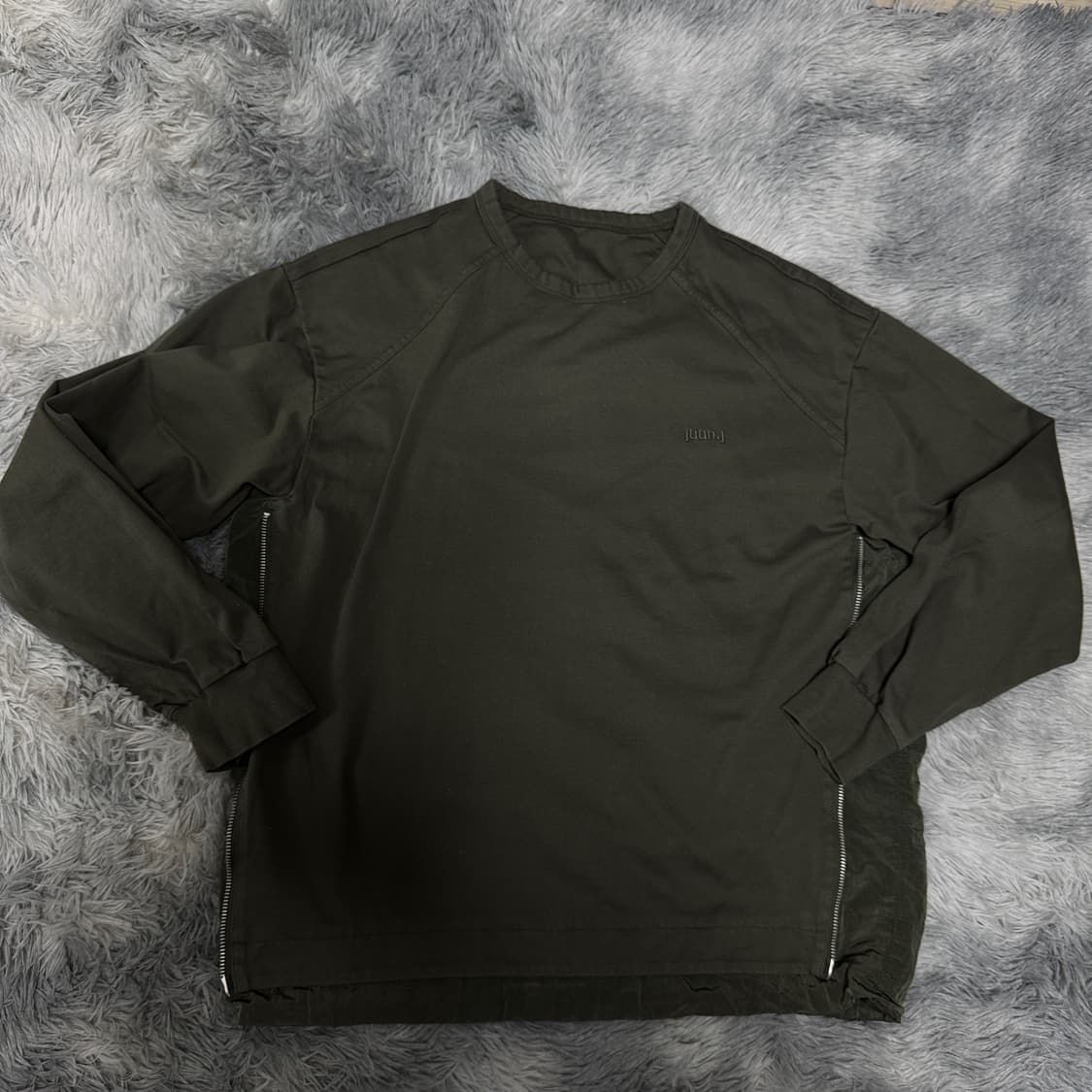 준지 사이드지퍼 맨투맨  46 S사이즈 상품이미지2