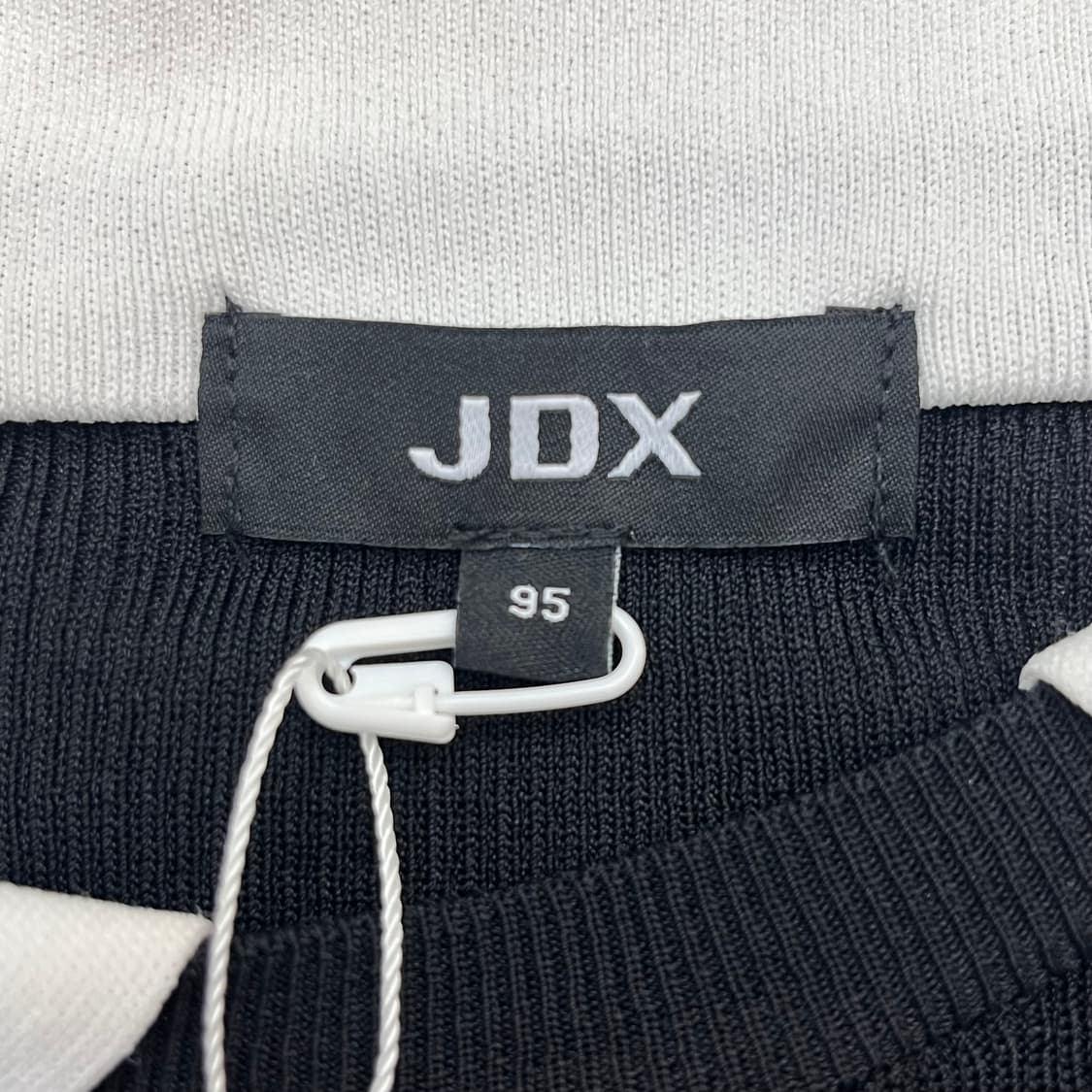 (새)JDX 여성 골지 배색 이중애리 풀오버 (95) 상품이미지3
