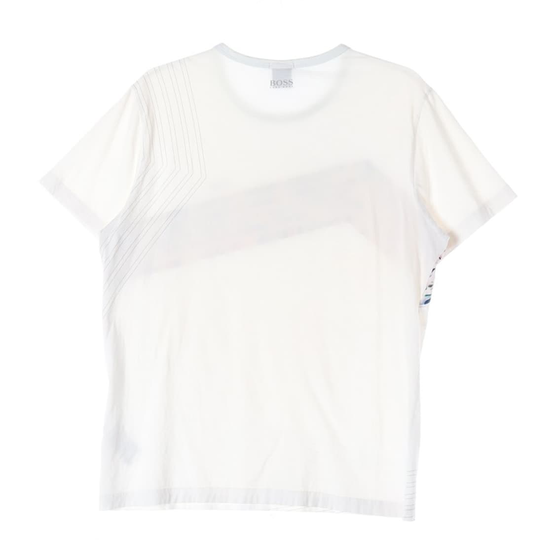 휴고보스 BOSS 그래픽 로고 코튼 반팔 티셔츠 XL 상품이미지2