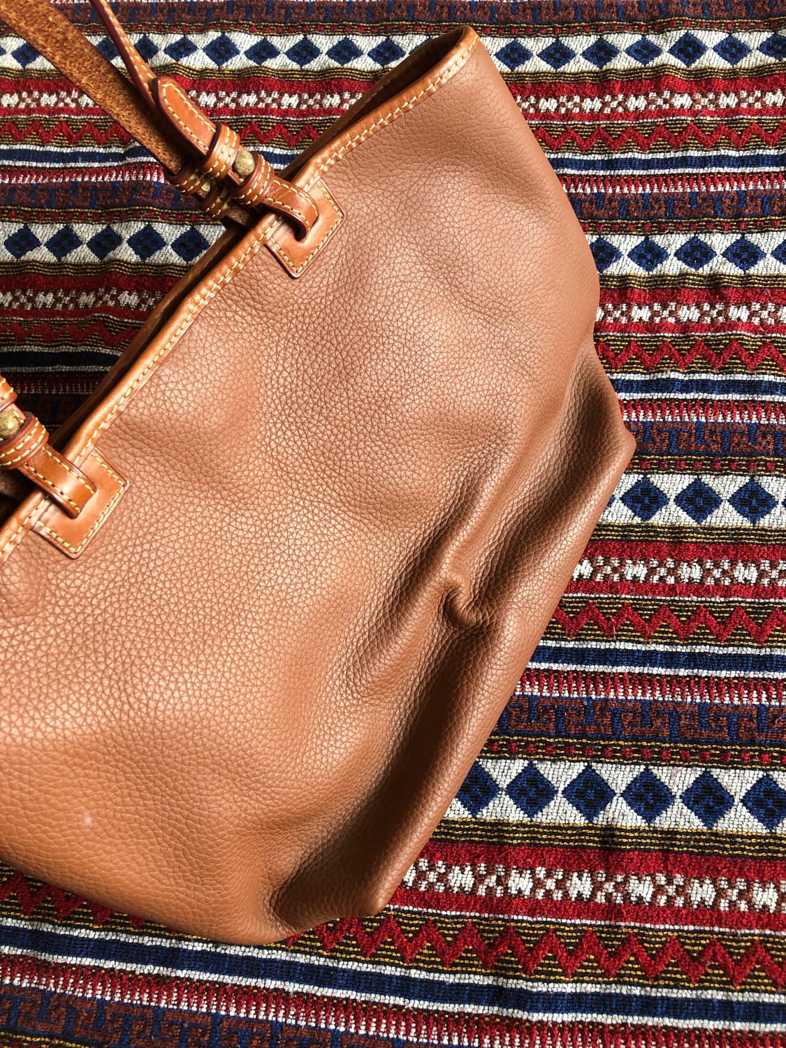 두니앤버크 브라운 레더 토트백 상품이미지9