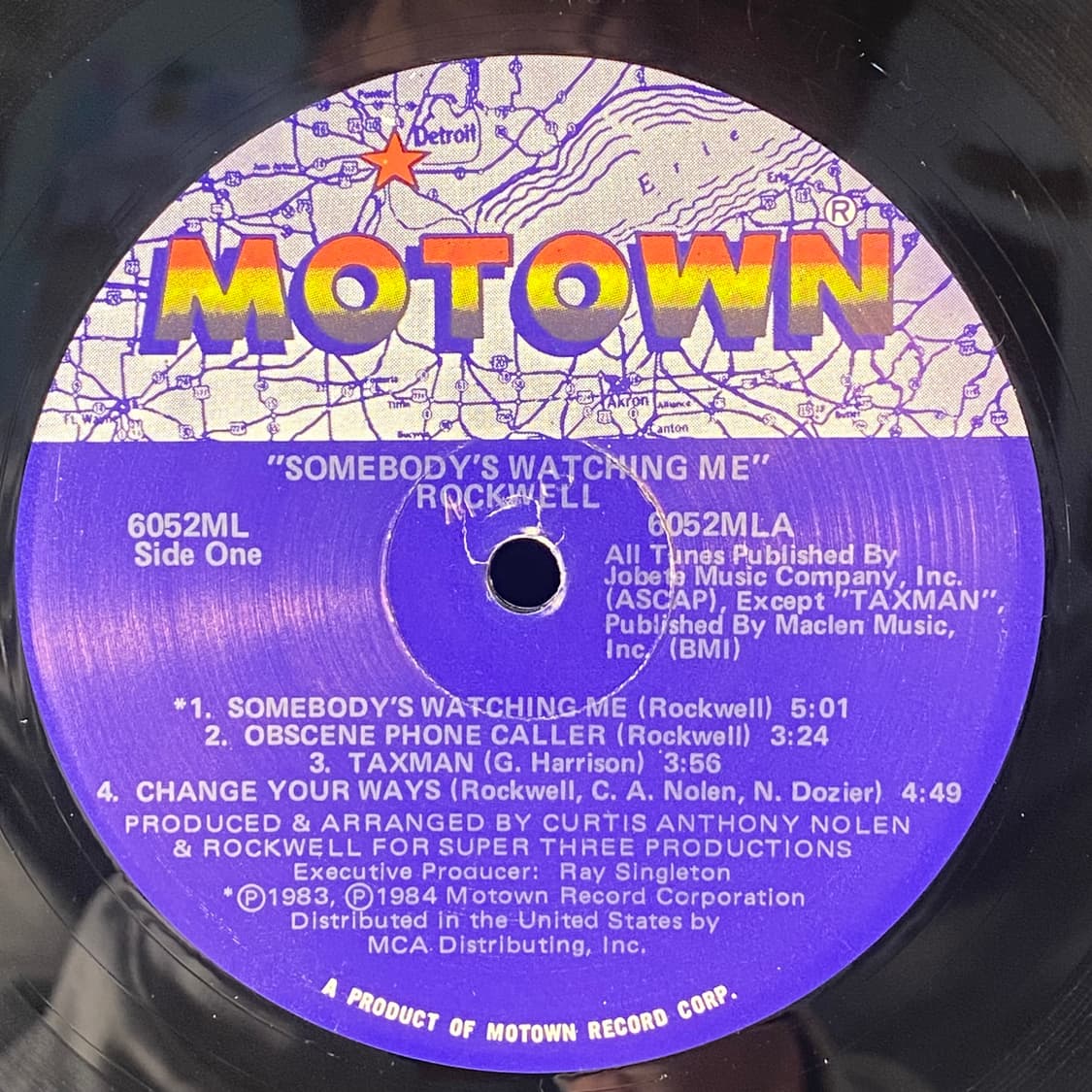 (중고LP-신스/훵크) Rockwell -Somebody's 상품이미지4