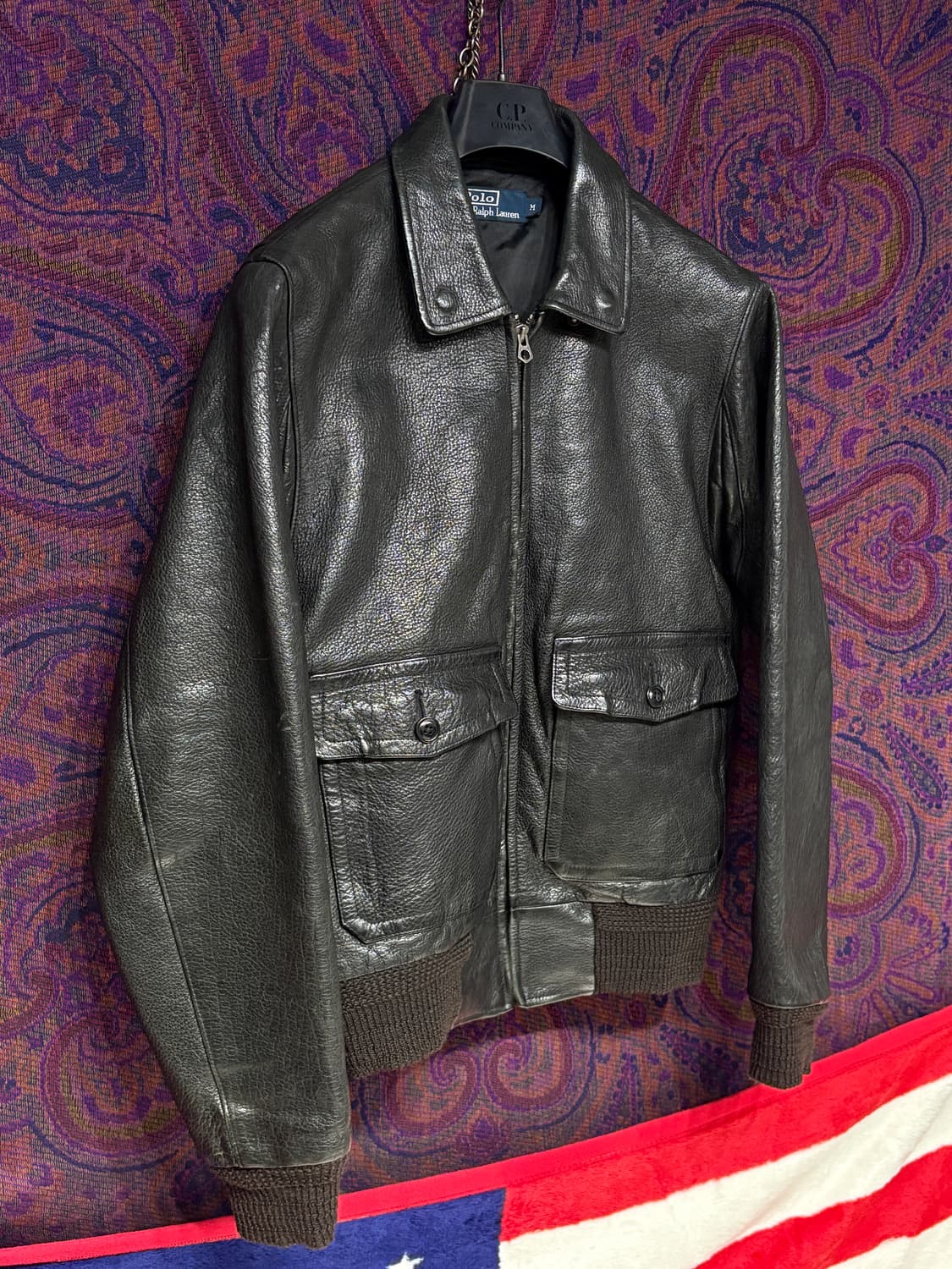 폴로 랄프로렌 a-2 가죽자켓 상품이미지3