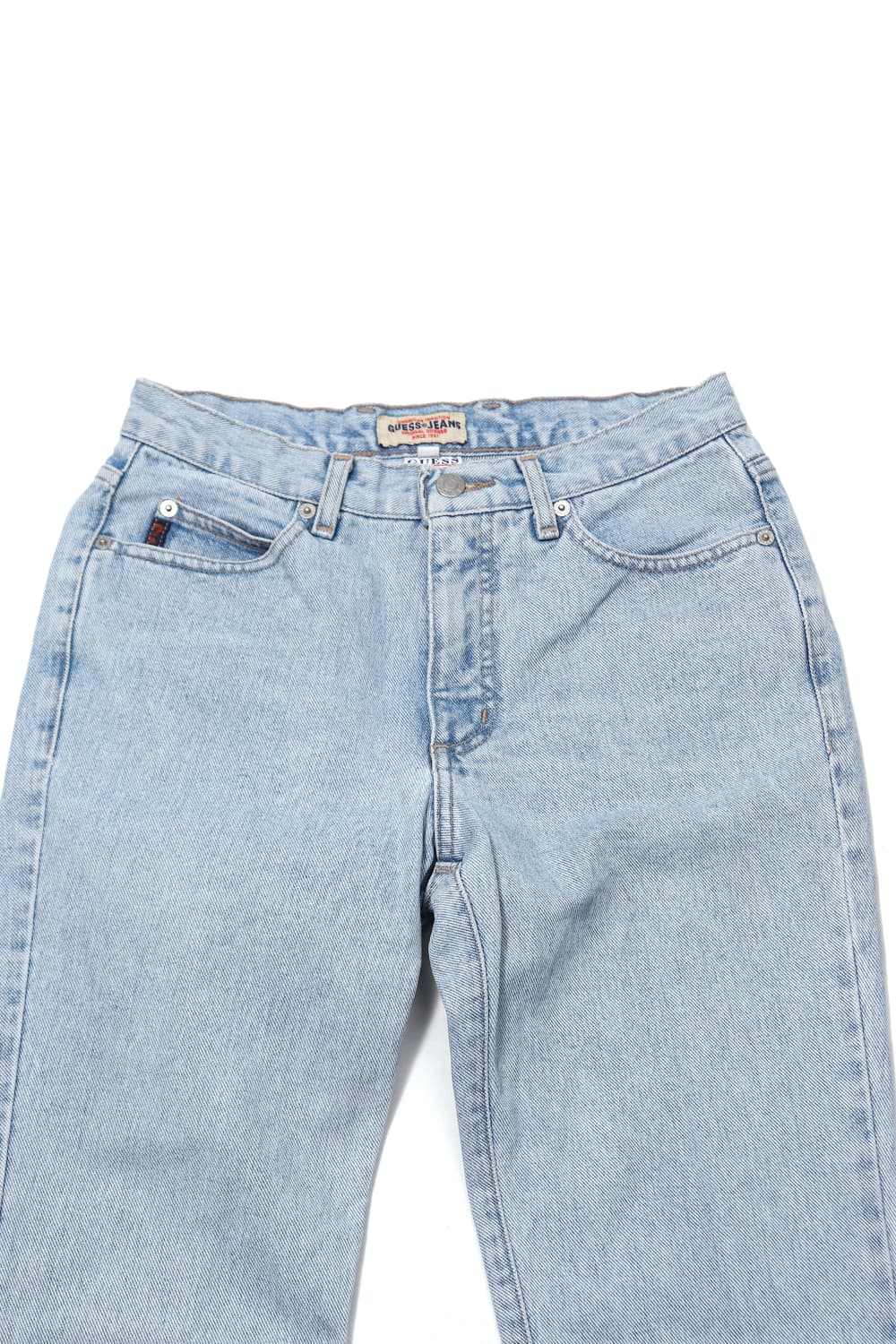 90s GUESS 올드게스  연청 데님 팬츠 women 27 상품이미지3