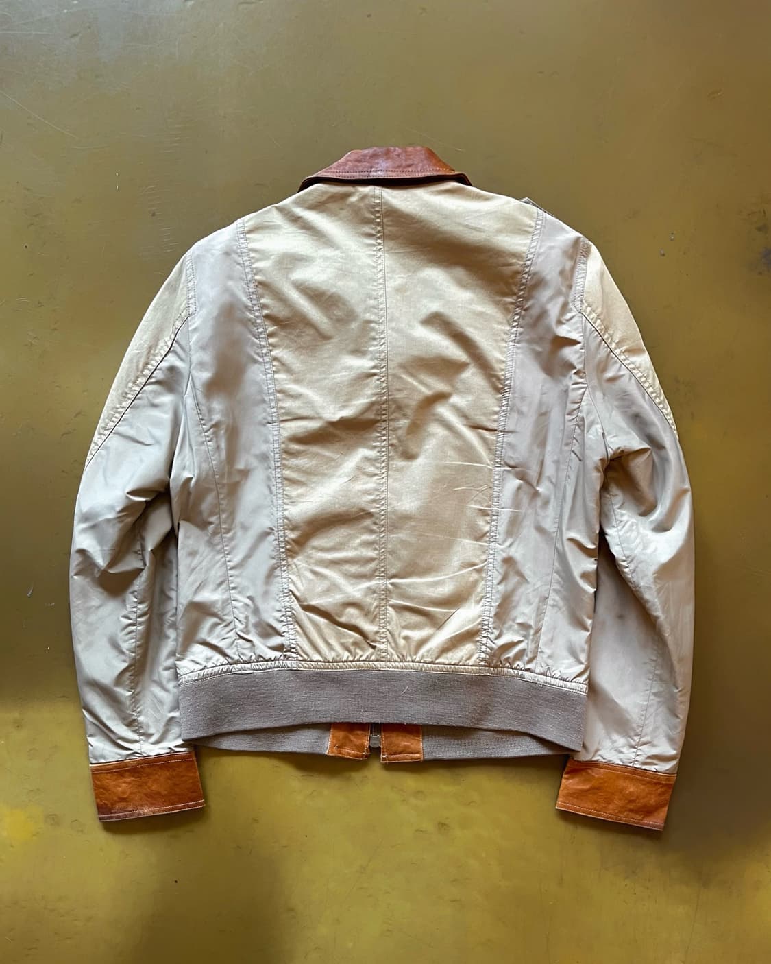 COMME CA ISM Leather Trim Trucker Jacket 상품이미지10