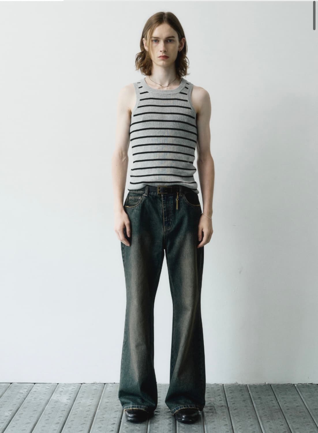 노이어 디스트로이드 플레어 데님 팬츠 50 상품이미지3