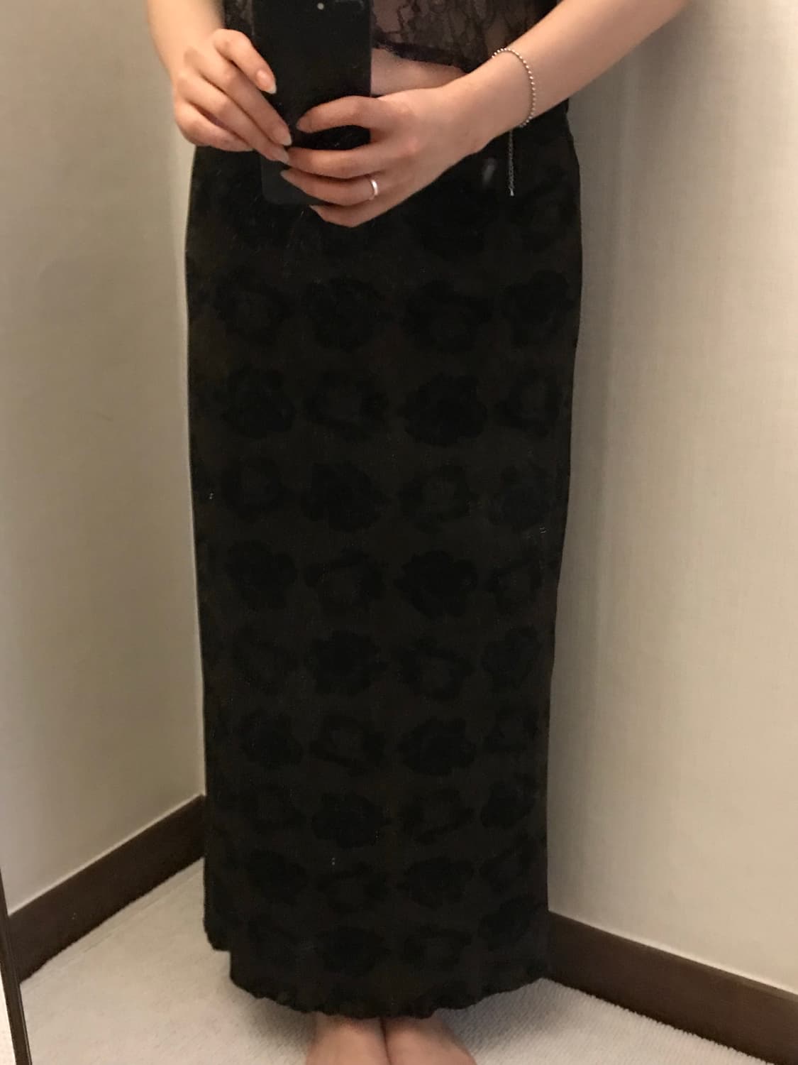 japanese vintage 빈티지 플라워 스커트 상품이미지3