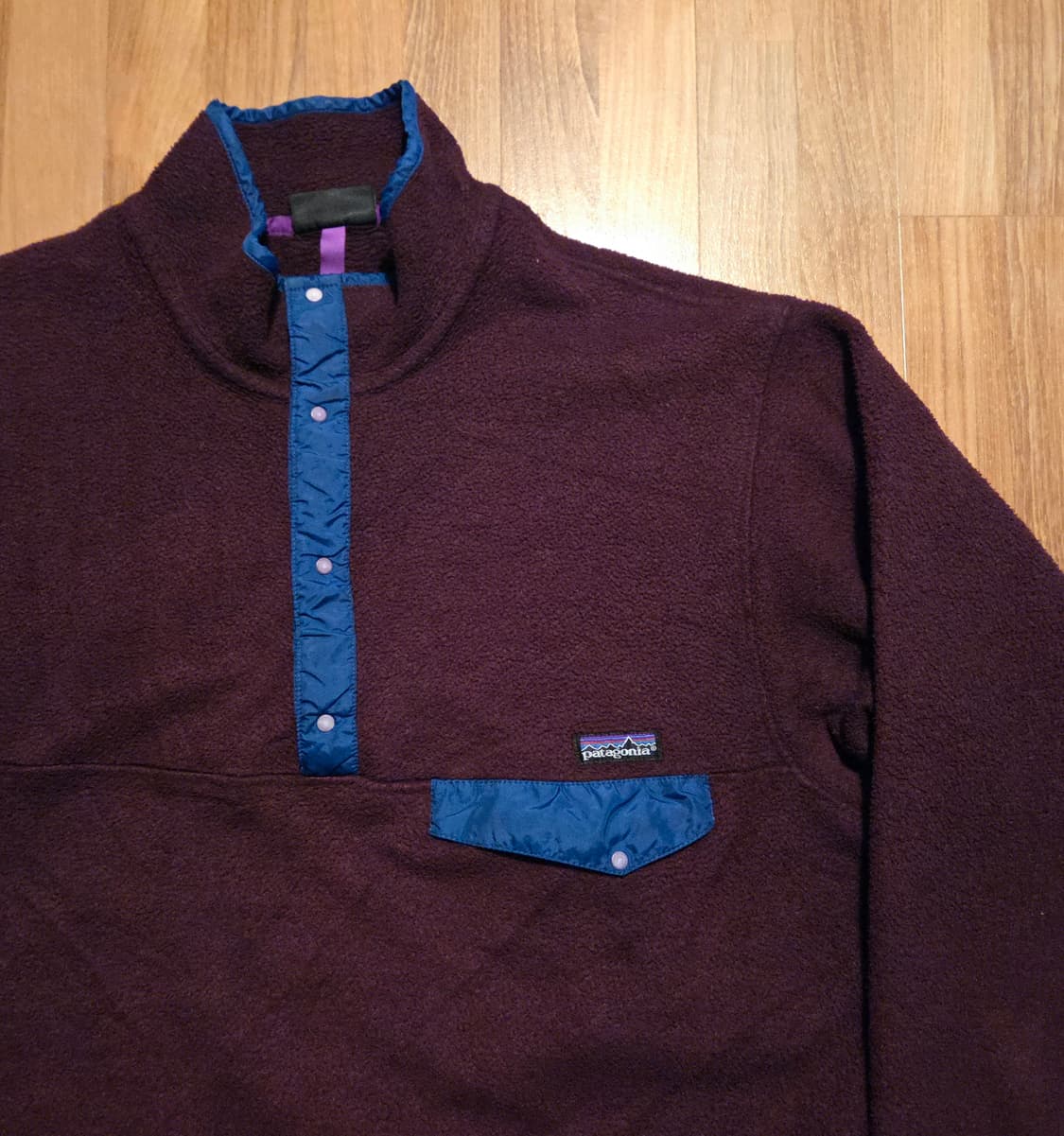 (XL)파타고니아 90s Rare 브라운/블루 신칠라 상품이미지2