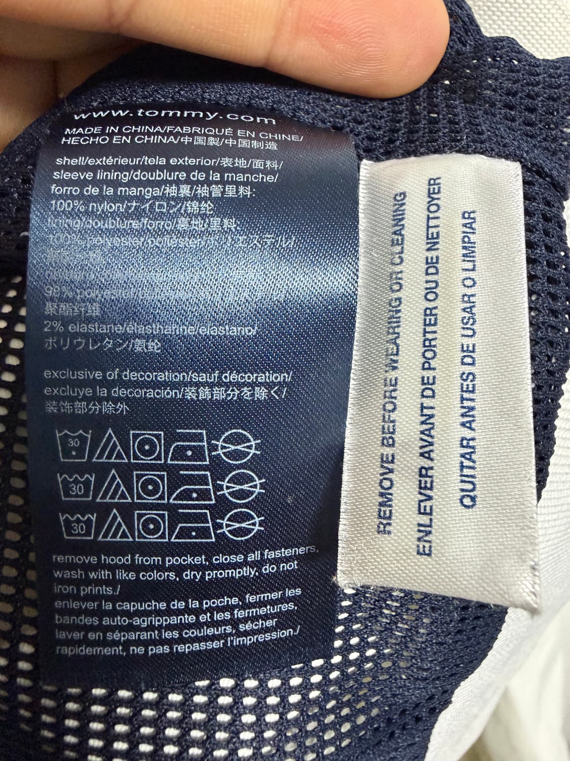 타미힐피거 윈드브레이커 자켓 상품이미지4