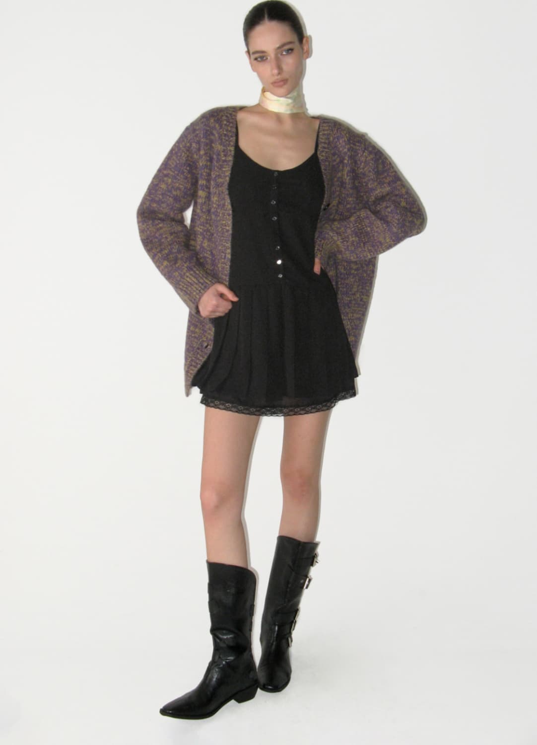 썬번프로젝트 Mohair Blended Overfit Cardigan,  상품이미지3
