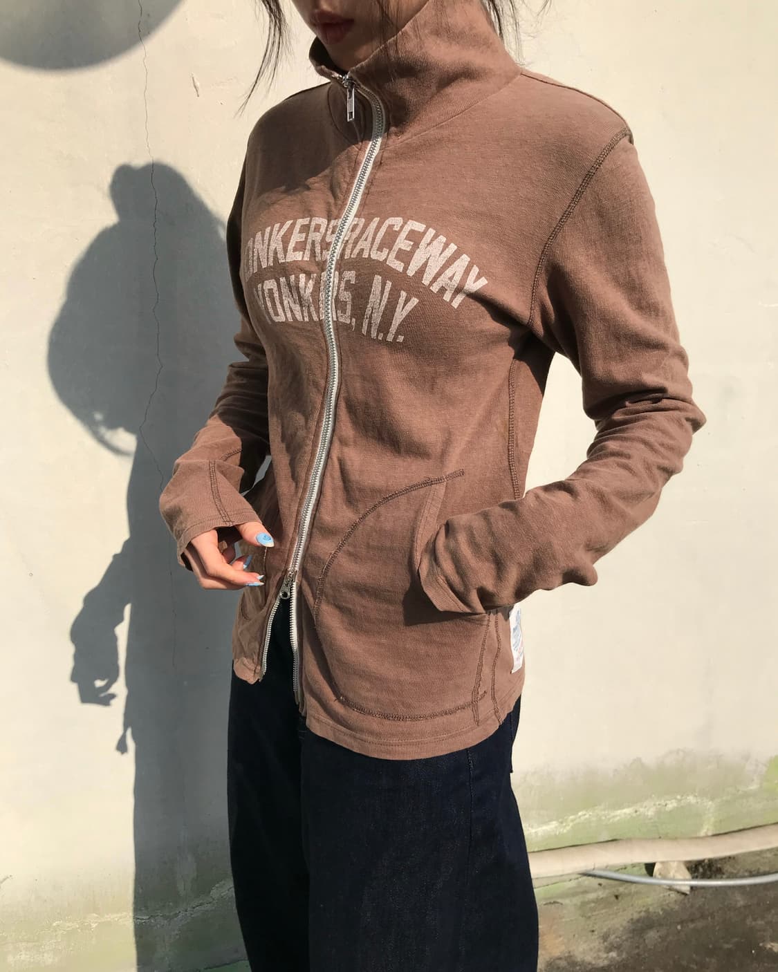 Blue Lake Market 집업 롱 슬리브 상품이미지1