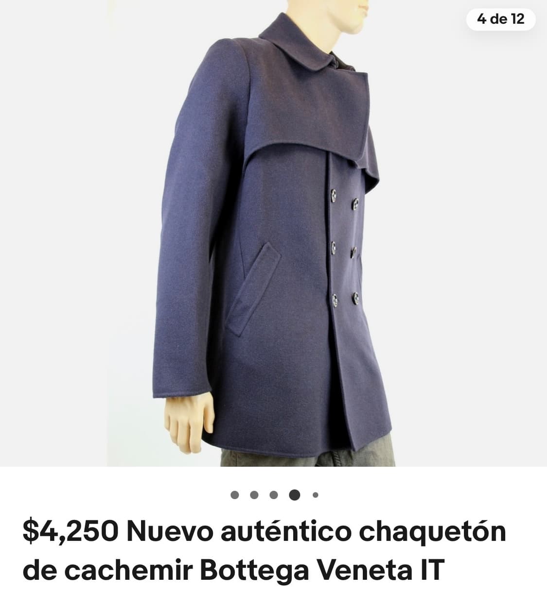 보테가베네타 캐시미어100 피코트 상품이미지1