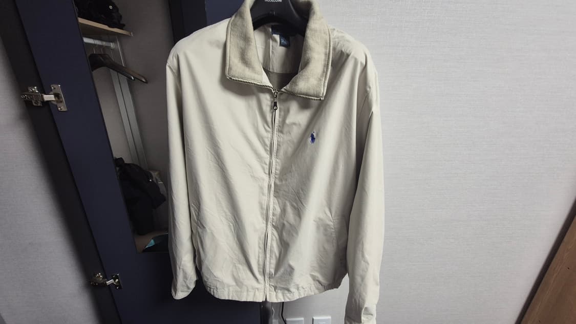 폴로 아이보리 블루종 xl 상품이미지1