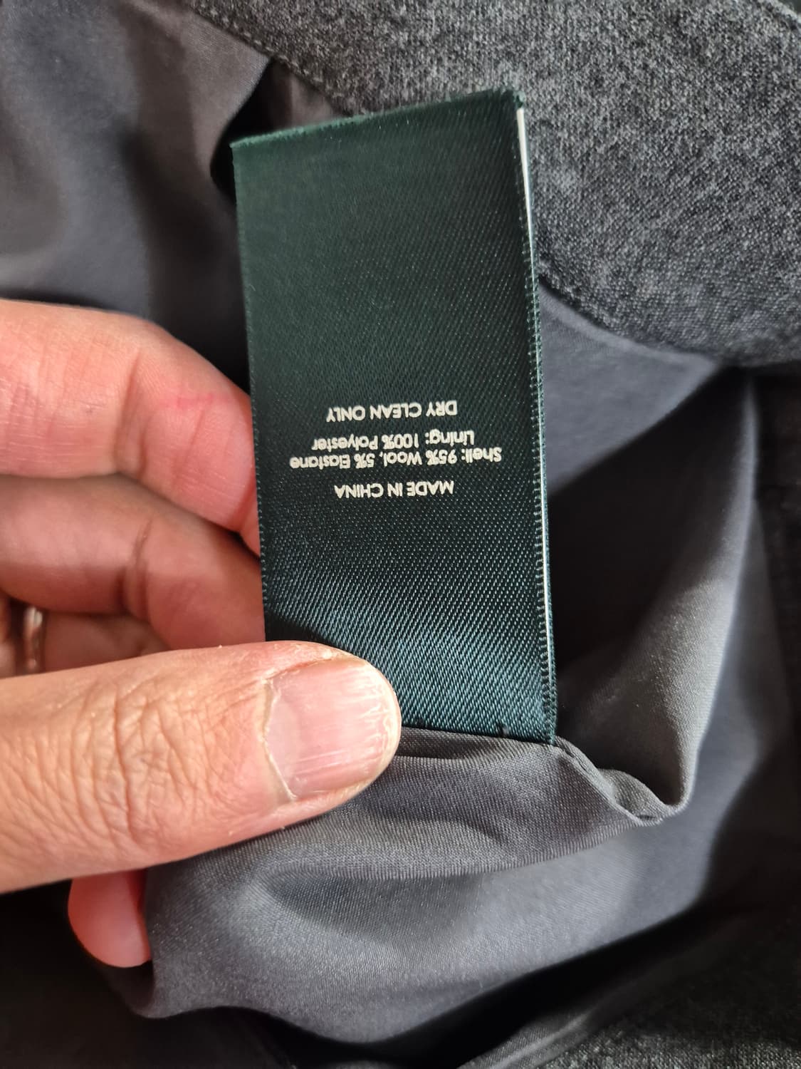 랄프로렌 회색 여성용 정장 바지 상품이미지9