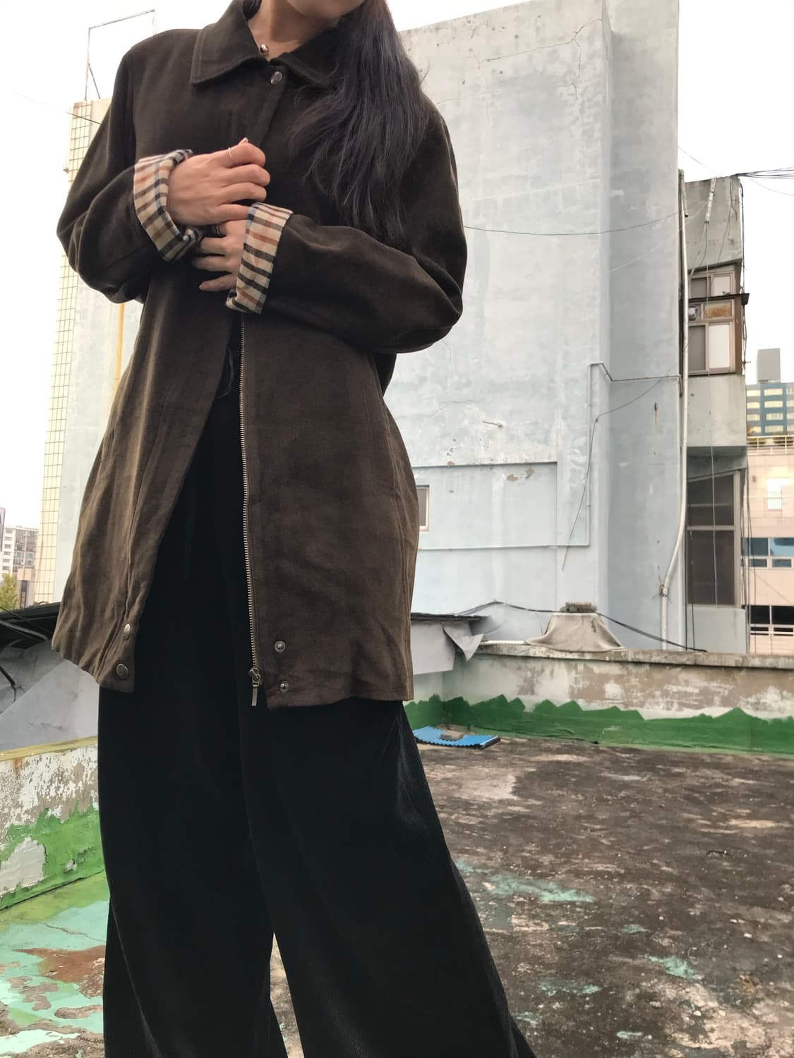 닥스 올리브 브라운 코트 상품이미지3