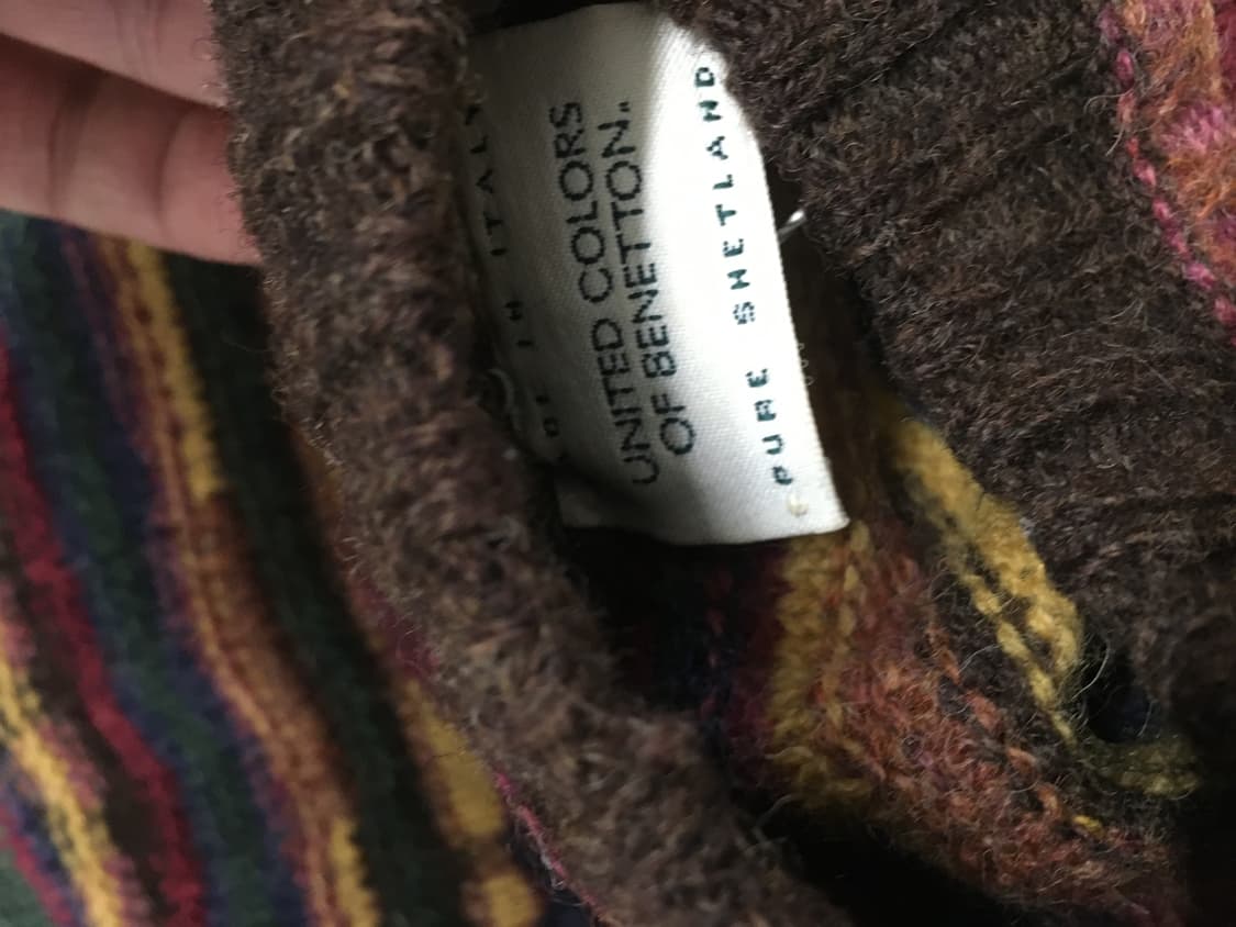 급처! 베네통 케이블 니트 상품이미지4