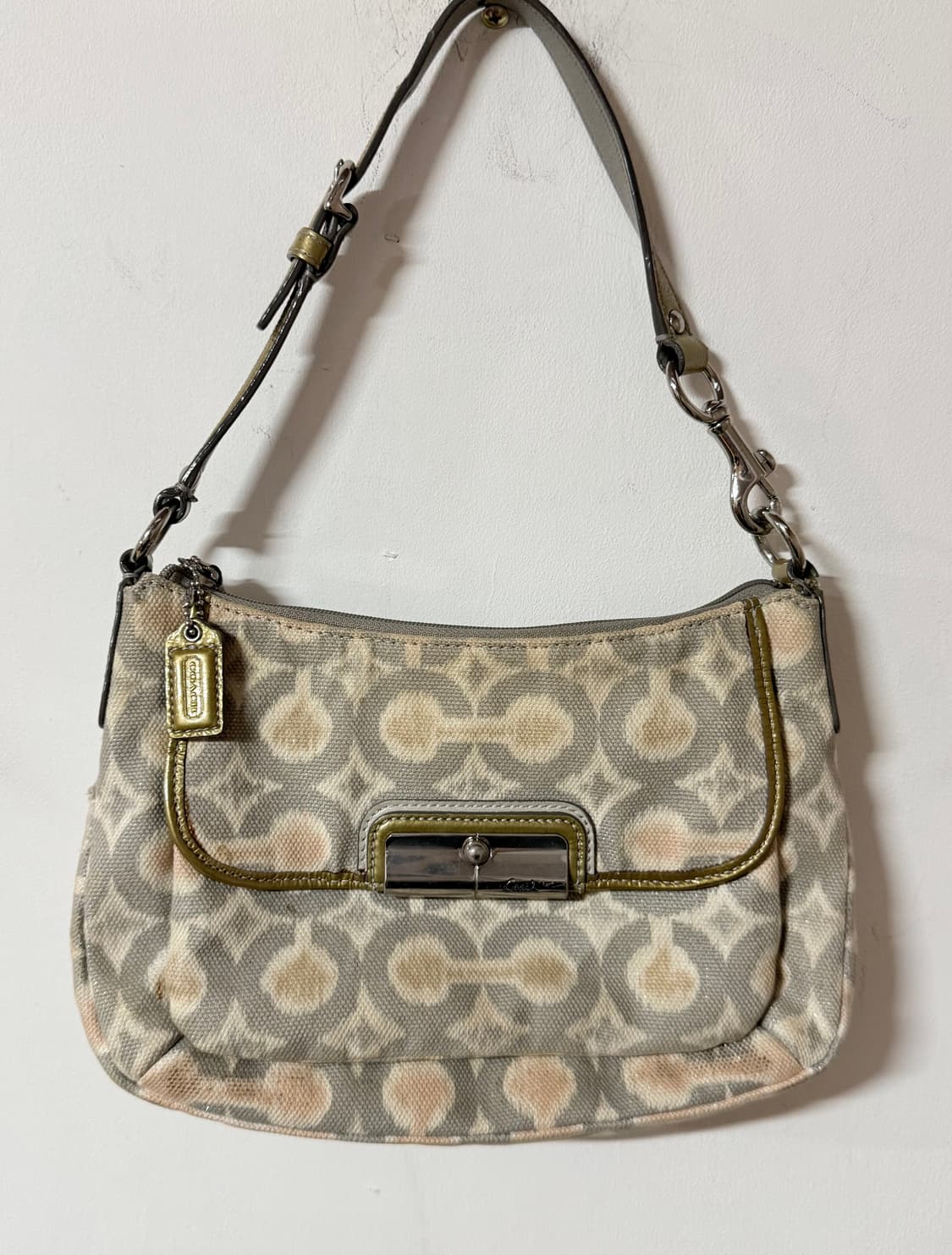 코치 빈티지 Y2K 시그니처 캔버스 미니숄더백 상품이미지3