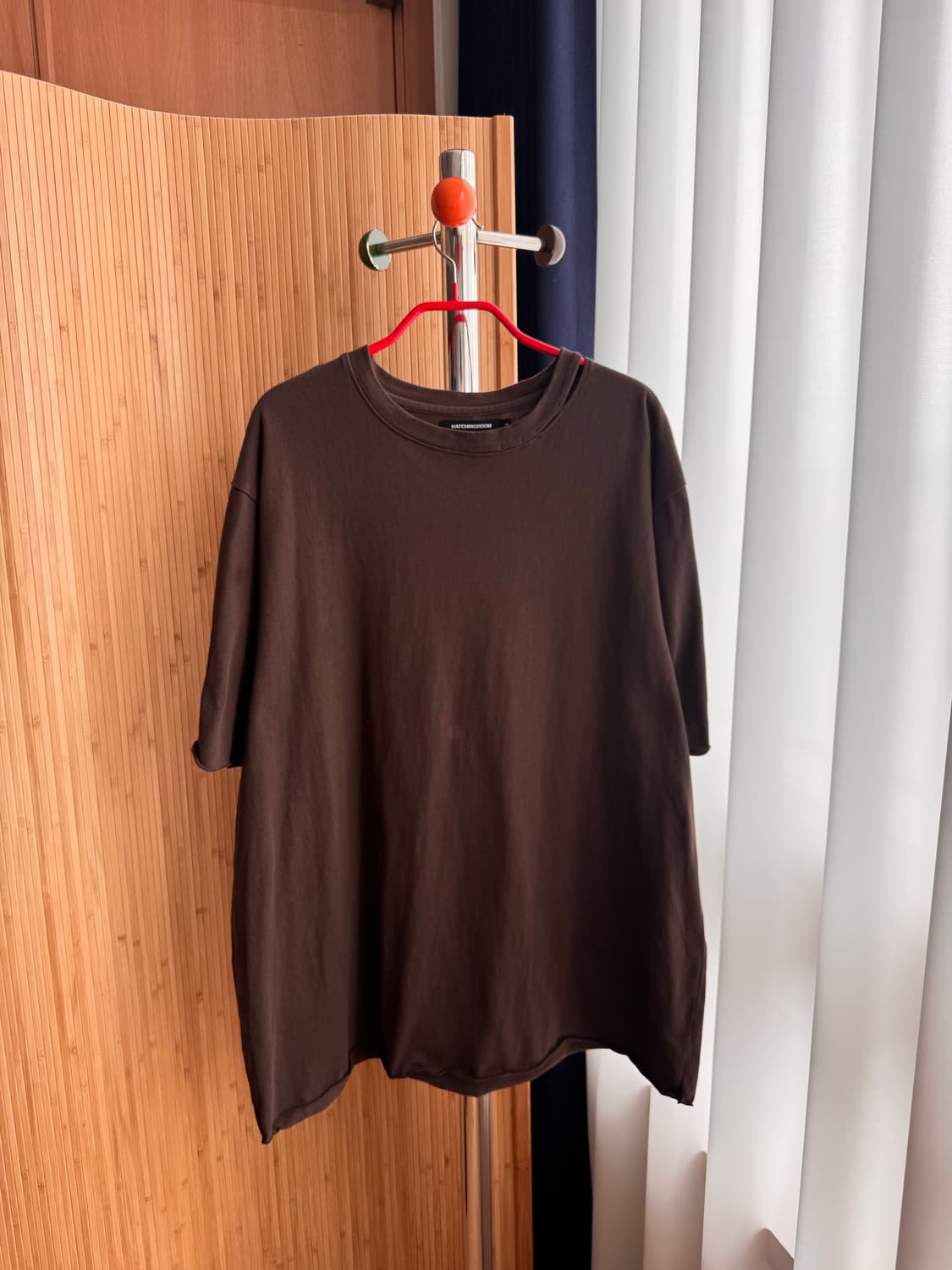 (3사이즈)해칭룸 Tooth Tee Dark Brown  상품이미지5