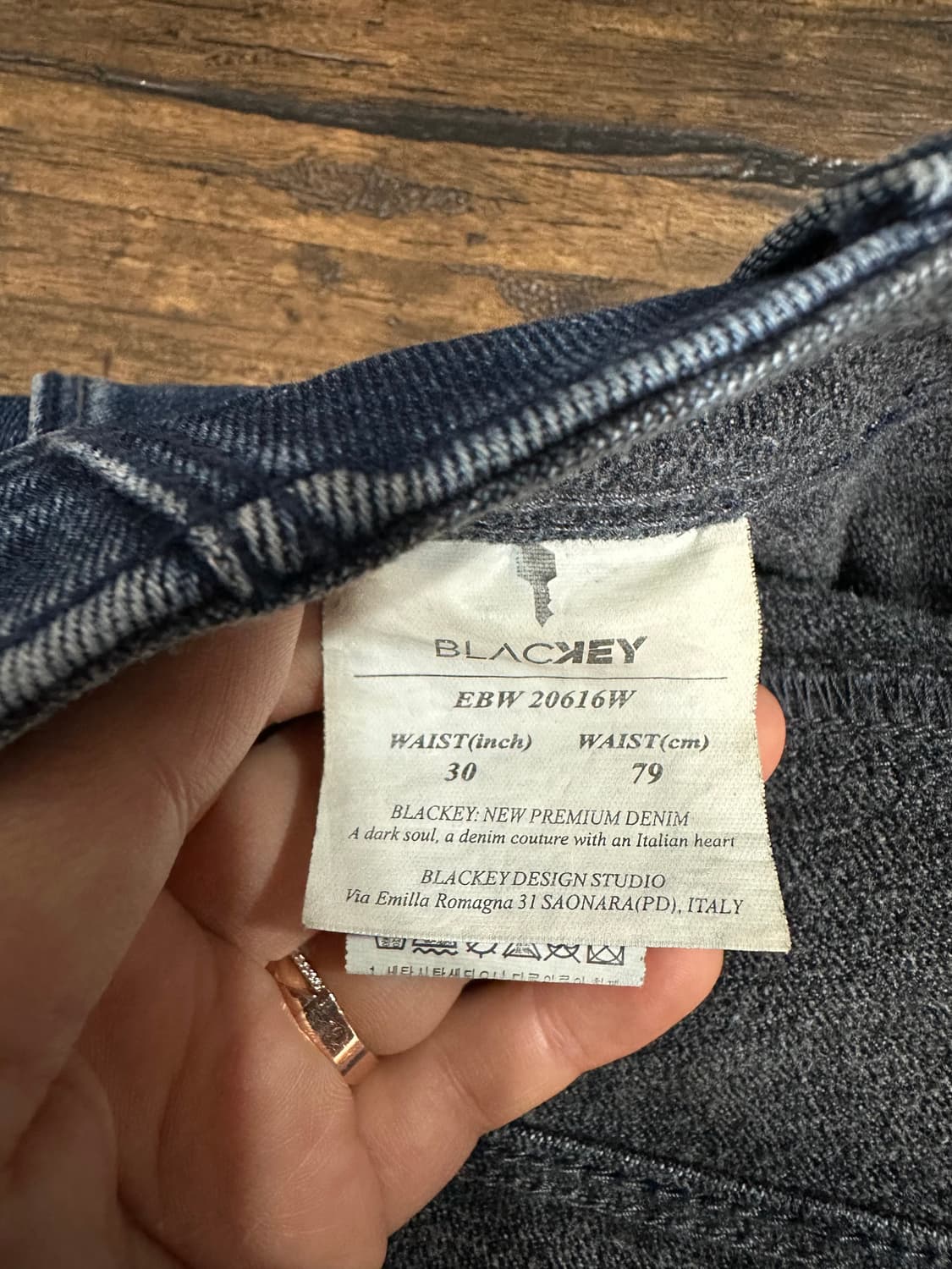 블랙키(BLACKEY) 부츠컷 데님 팬츠 30인치 여성 청바지 상품이미지8