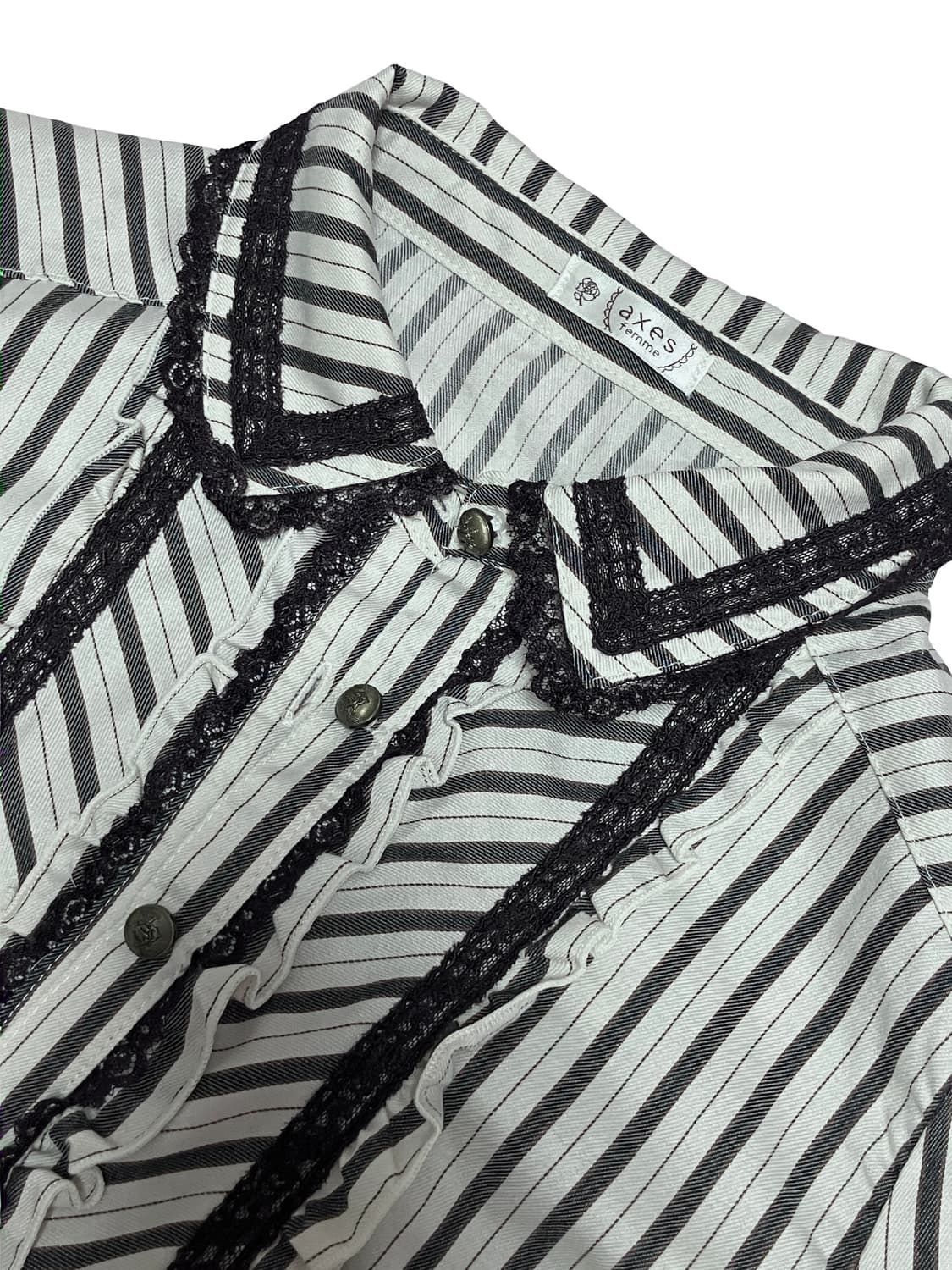 엑시즈팜 베스트+블라우스 세트 상품이미지7