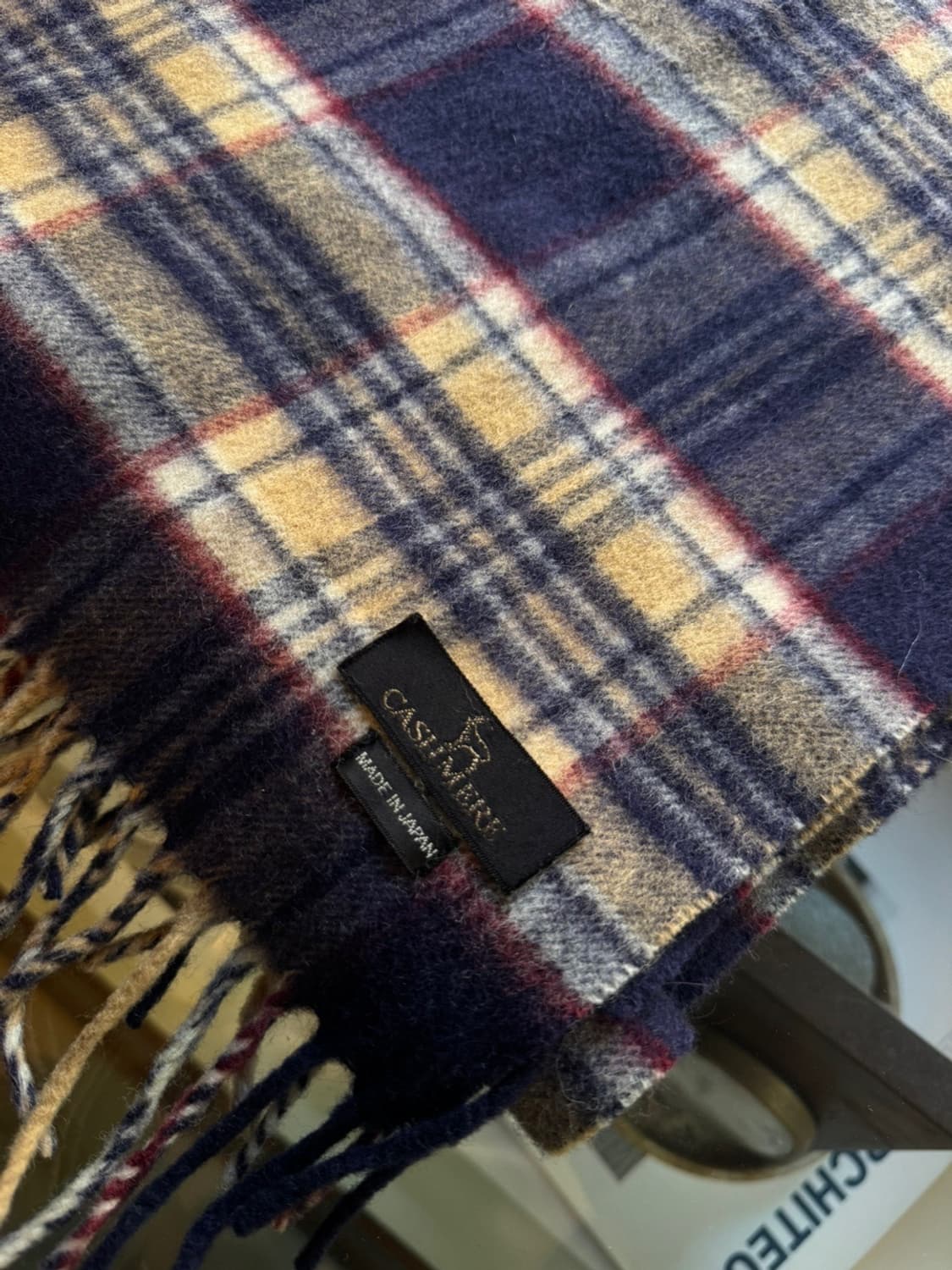 VTG 일본 캐시미어 머플러 상품이미지10