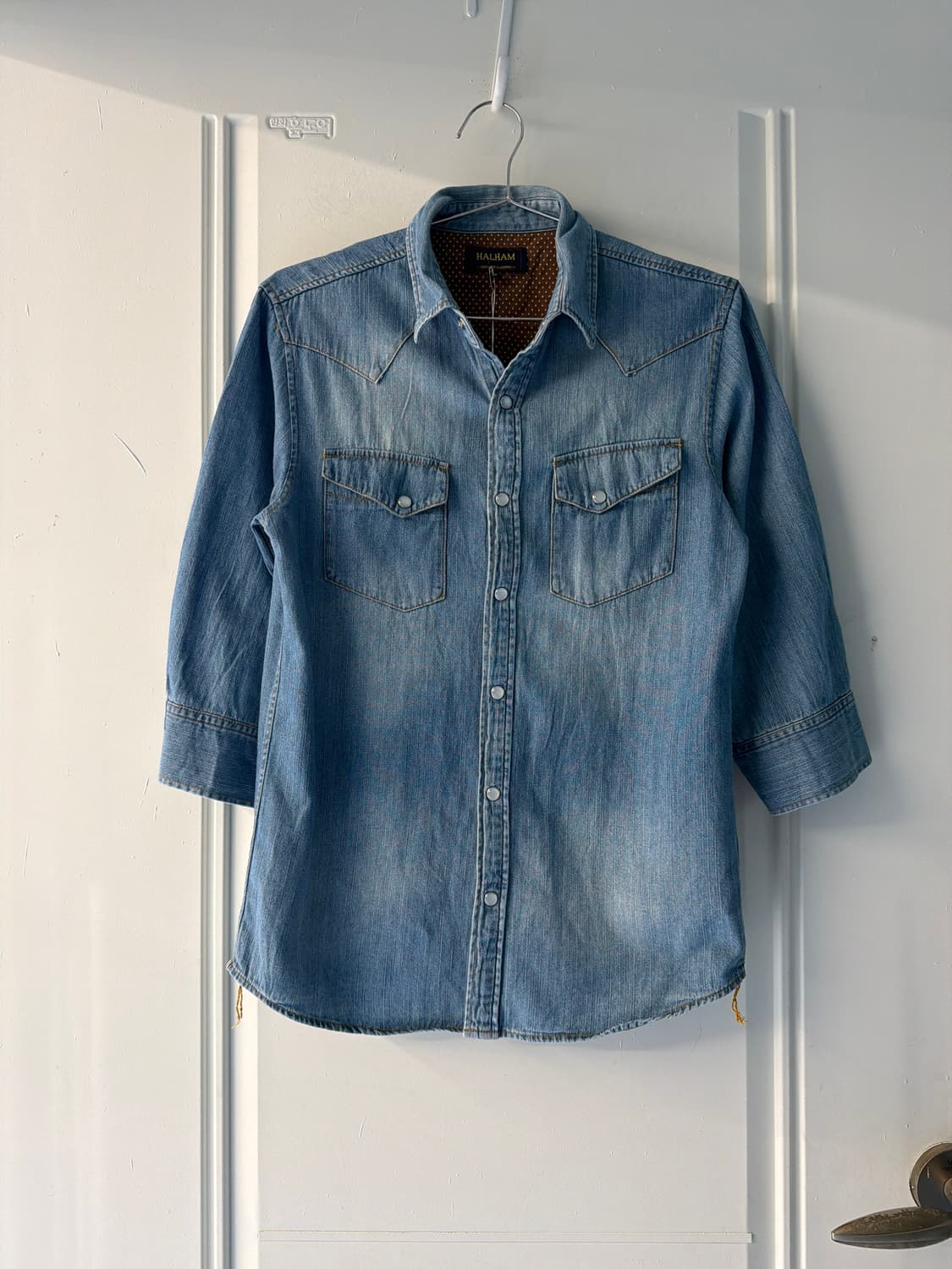 일본빈티지 우먼 데님 웨스턴셔츠 상품이미지6